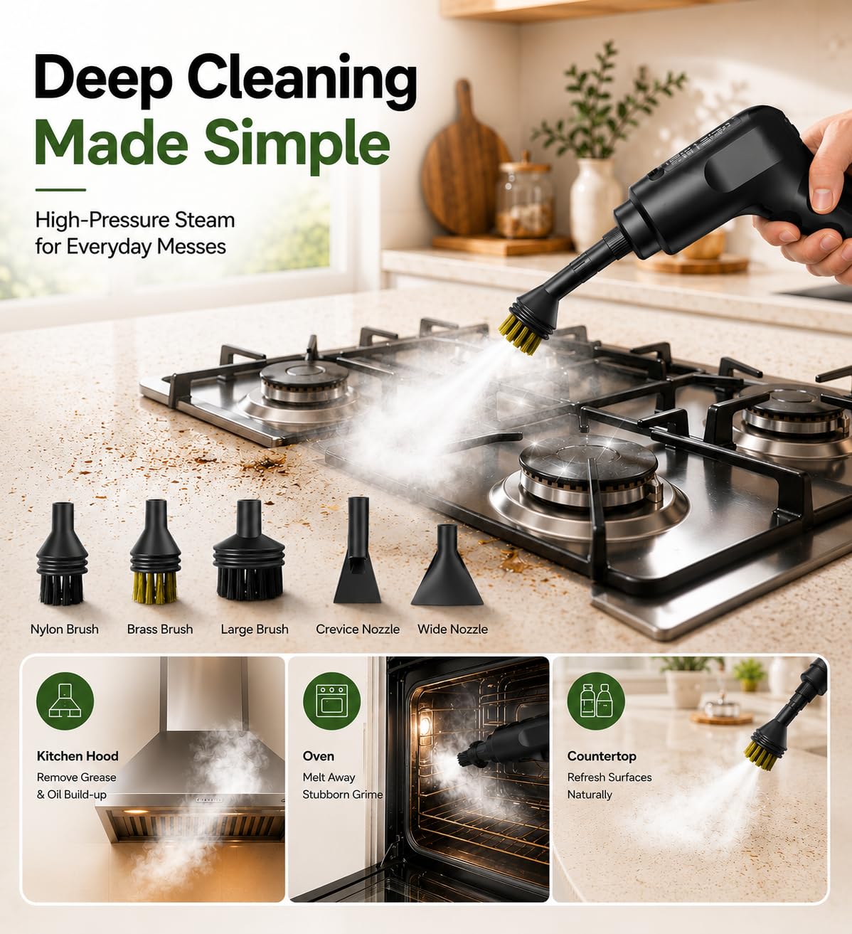 Handheld Steam Cleaner for Home