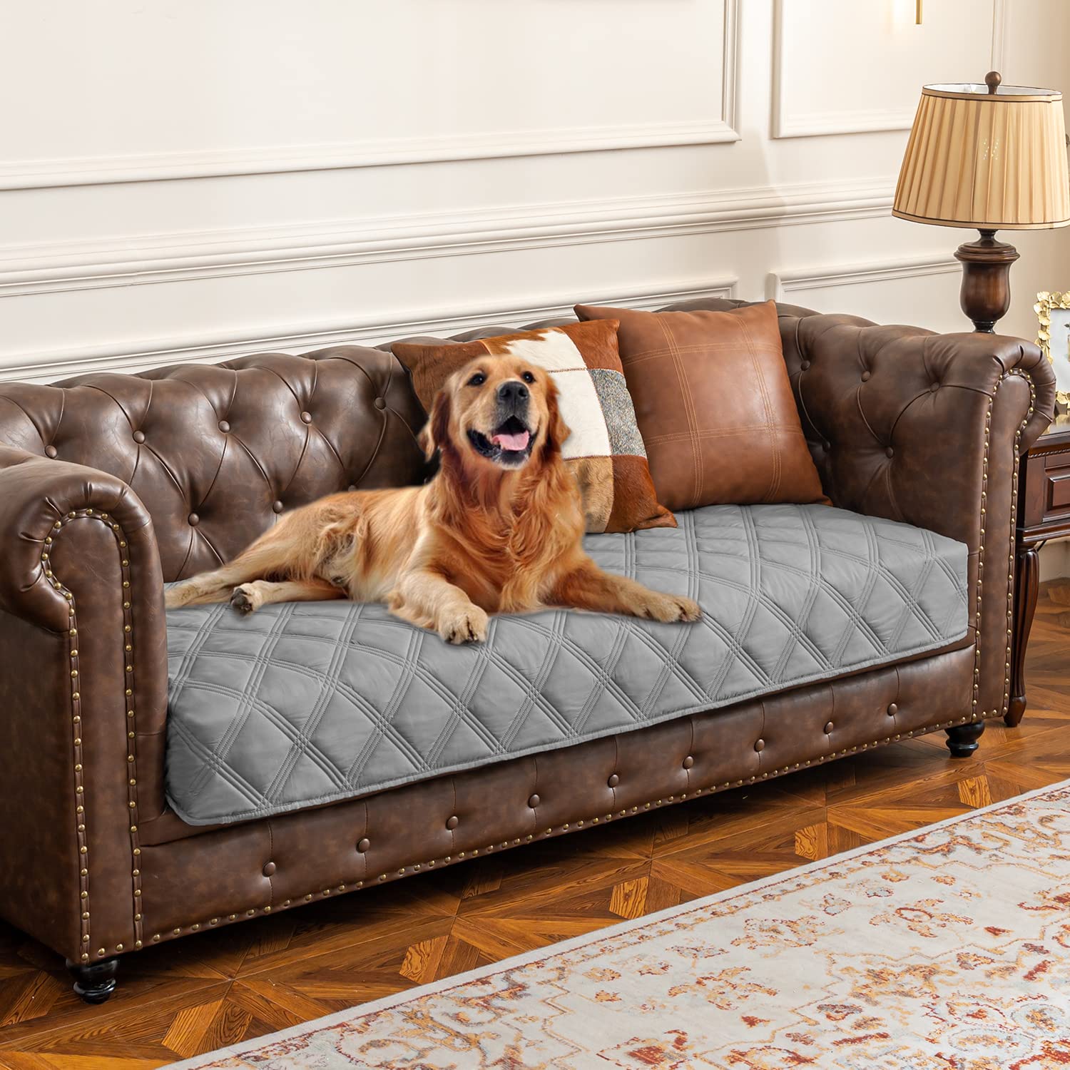Waterproof Dog Bed Cover Pet Blanket with Anti