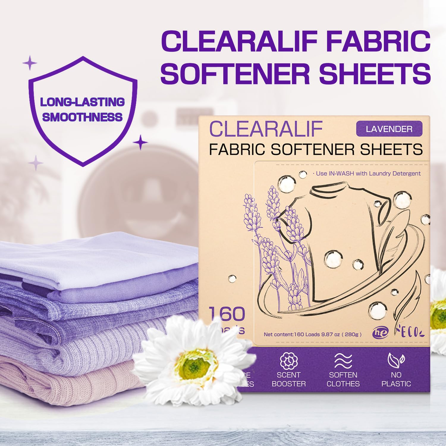 Liquidless Fabric Softener Sheets (160 Count)
