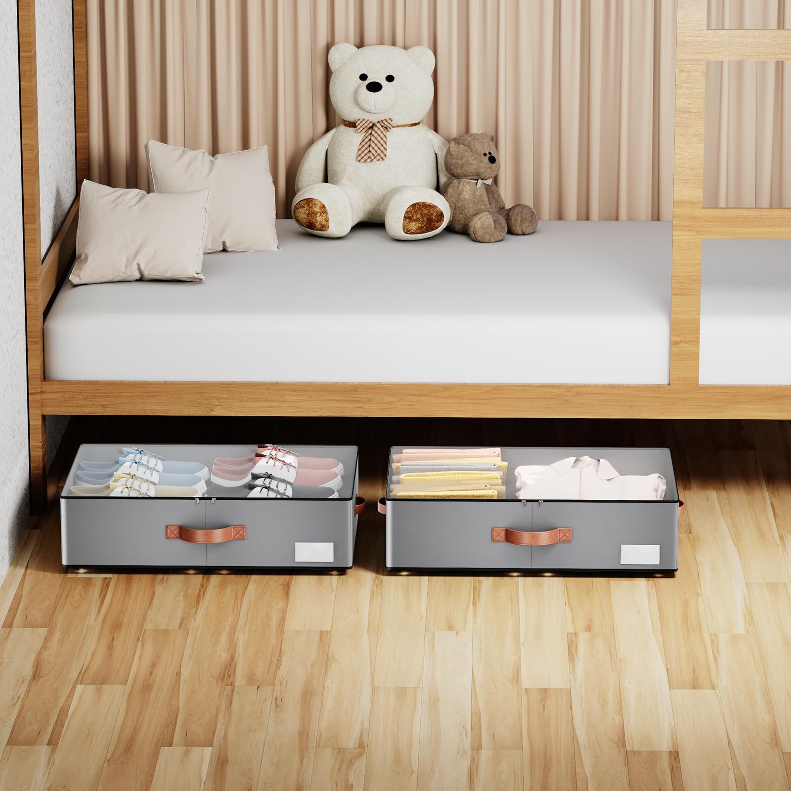 Under bed Storage With Wheels (2 Count)