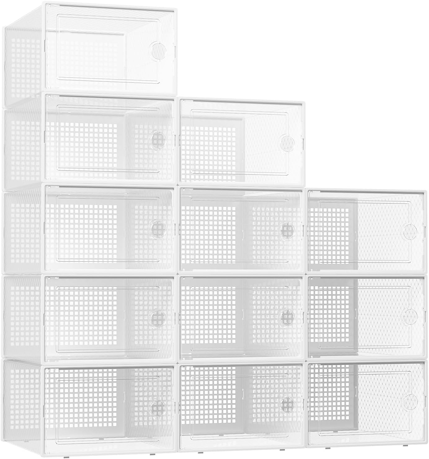 XX Large Shoe Storage Boxes 12 Pack (12 Count)