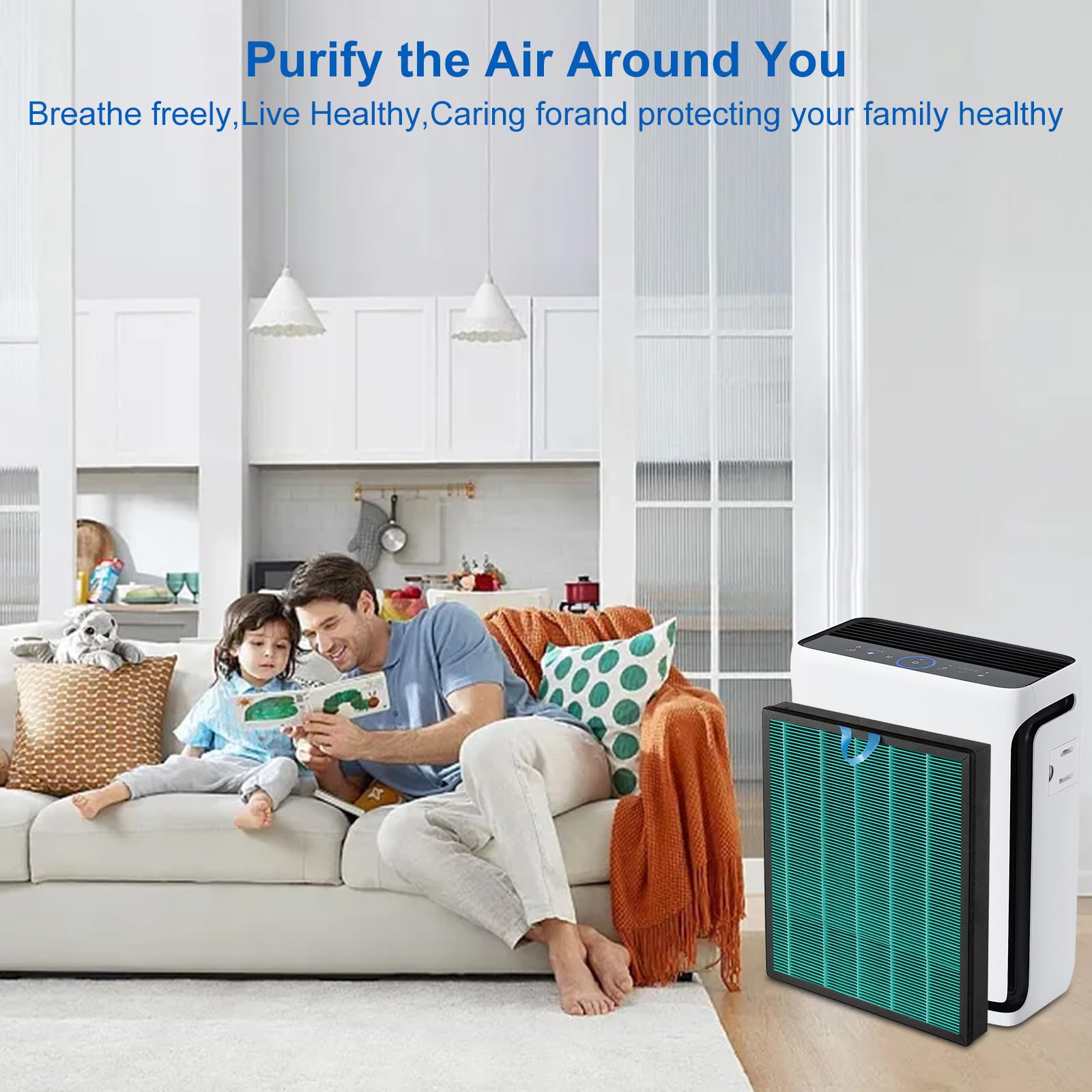 Vital 100S Toxin Absorber Replacement Filter Compatible with Levoit Smart WiFi Vital 100S Air Puri (2 Count)