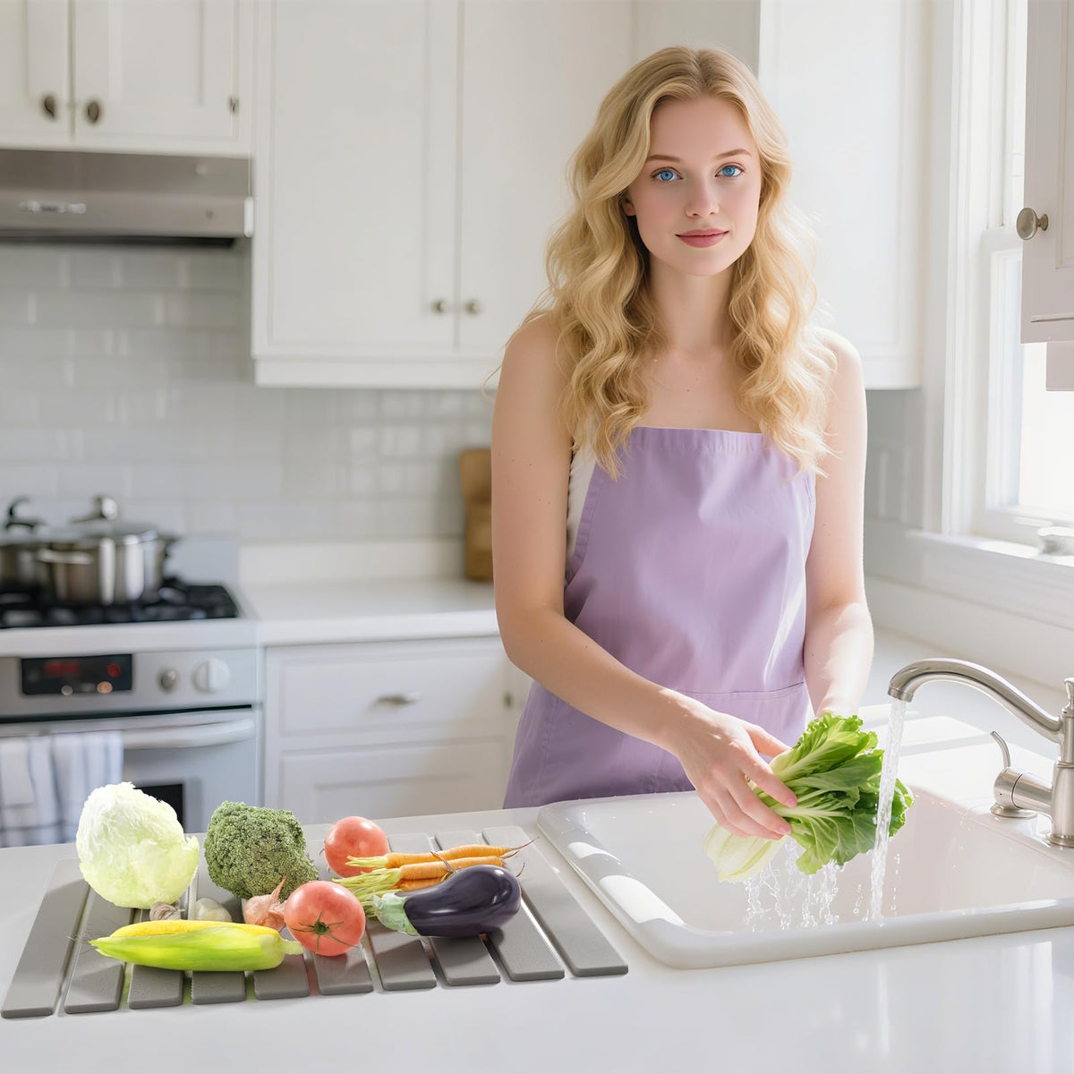 Foldable Stone Dish Drying Mat