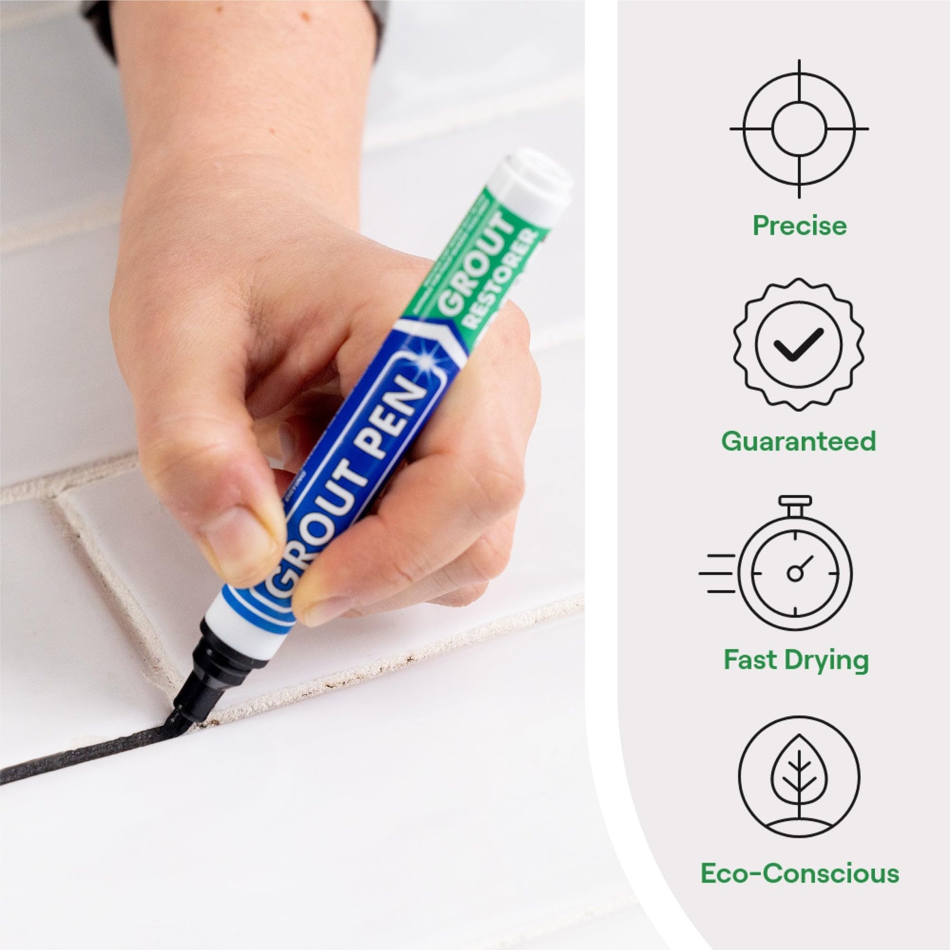 Grout Pen Black Tile Grout Paint Marker (2 Count)