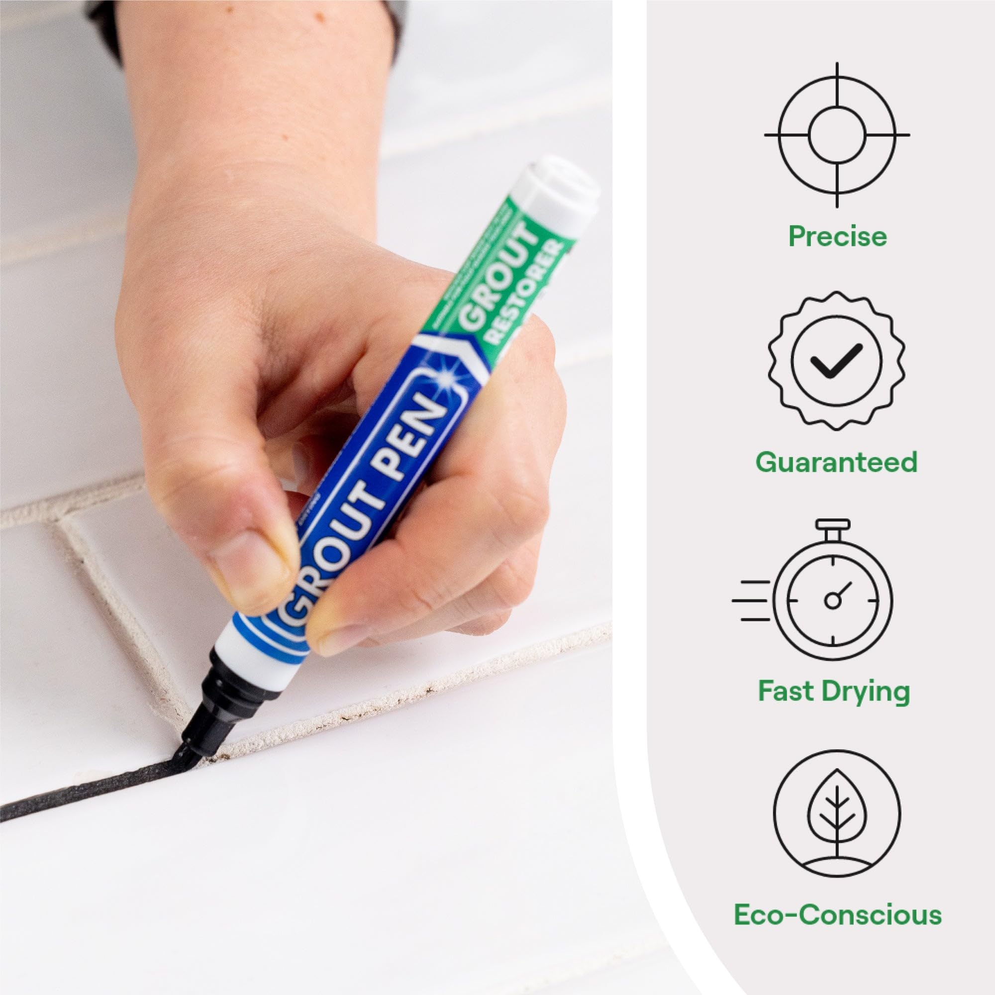 Grout Pen Black Tile Grout Paint Marker (2 Count)