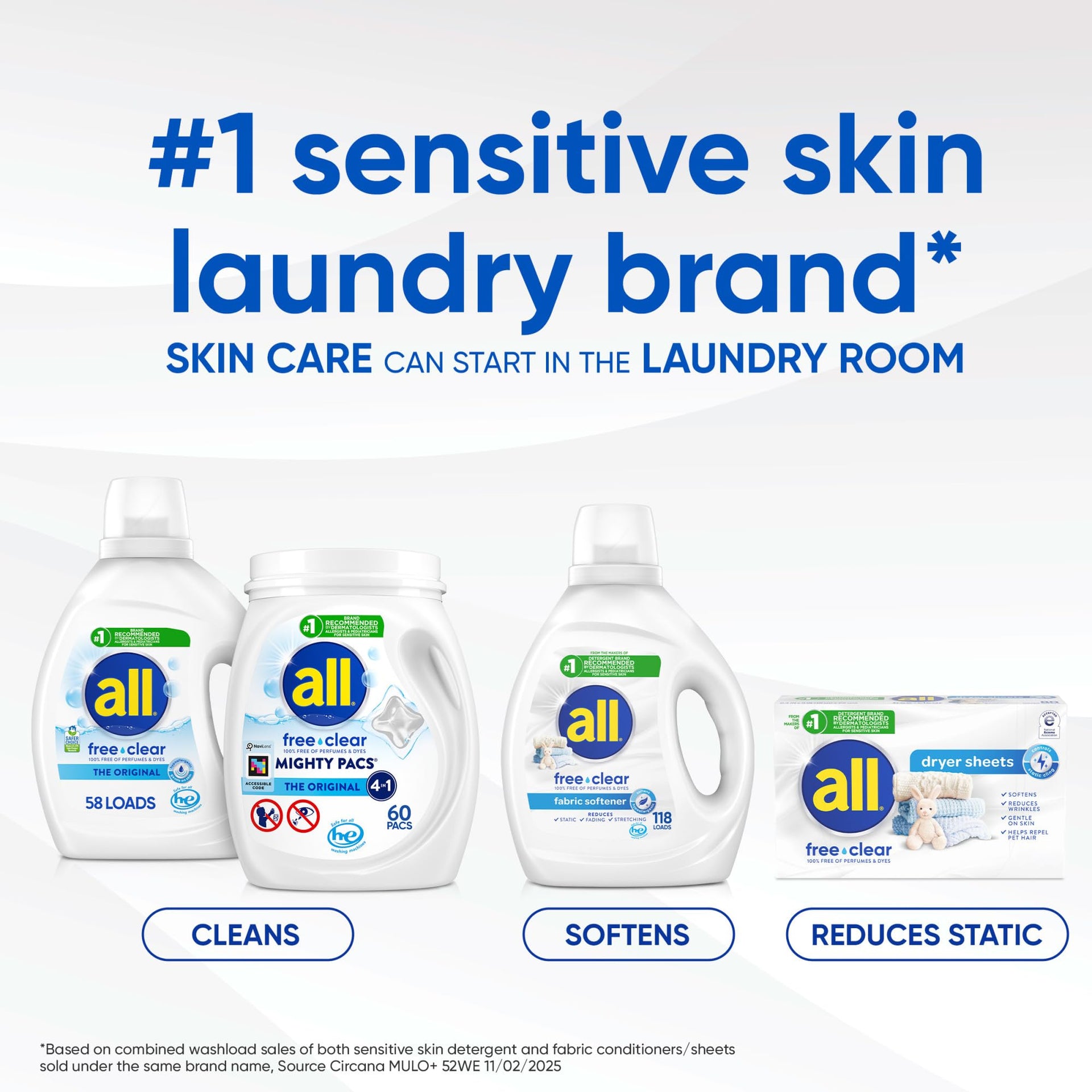 Unit Dose Laundry Detergent (60 Count)