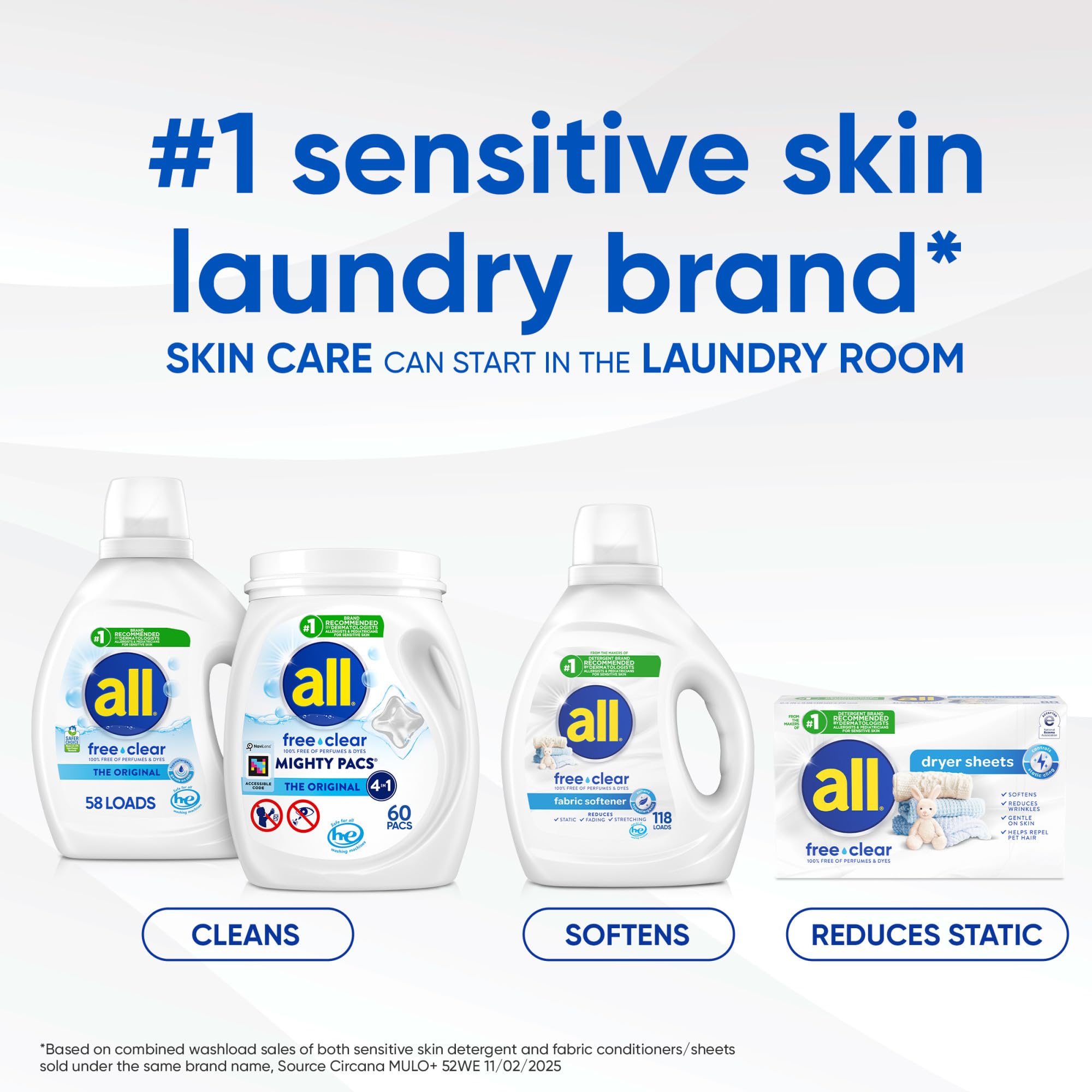 Unit Dose Laundry Detergent (60 Count)
