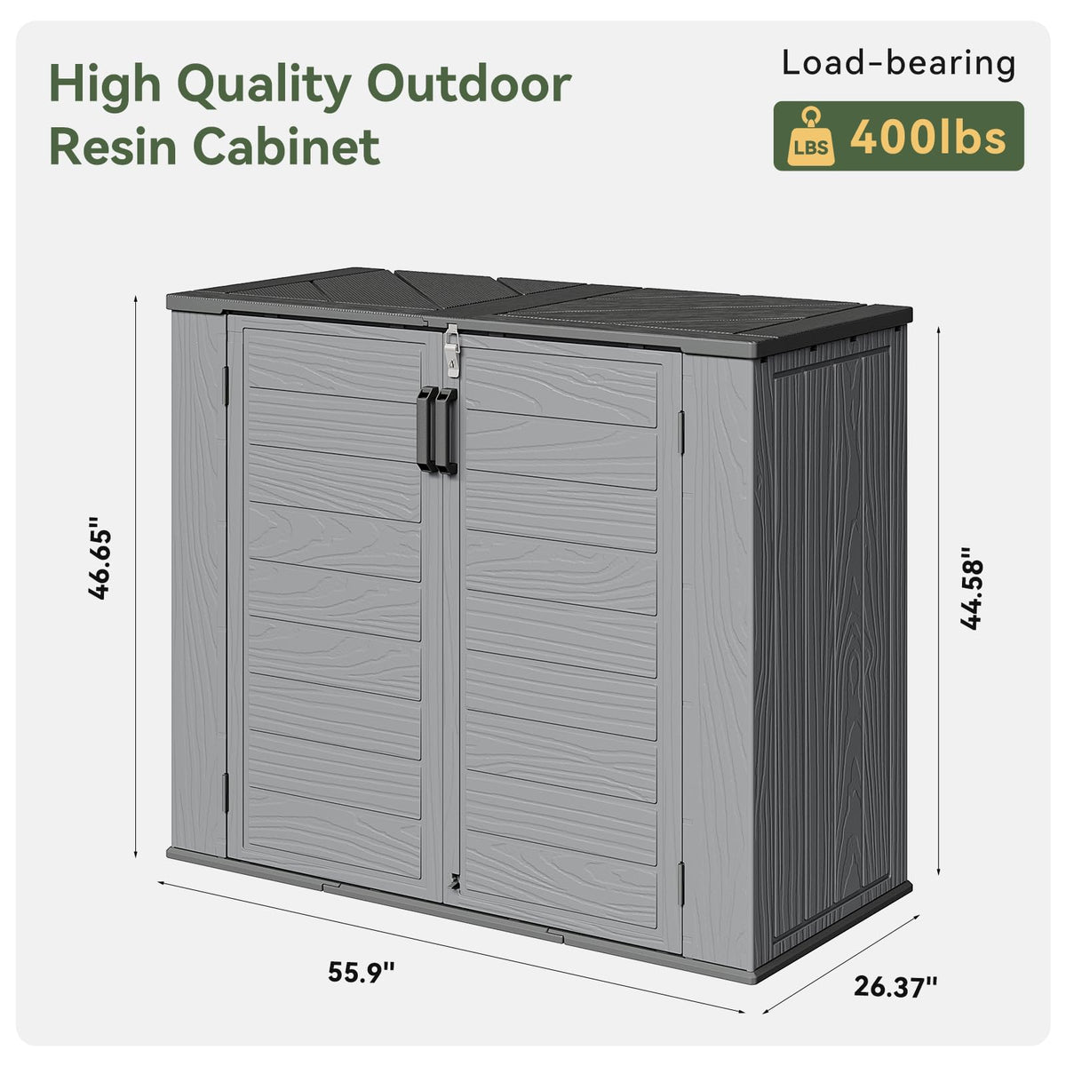 Horizontal Storage Sheds 41 Cu.ft