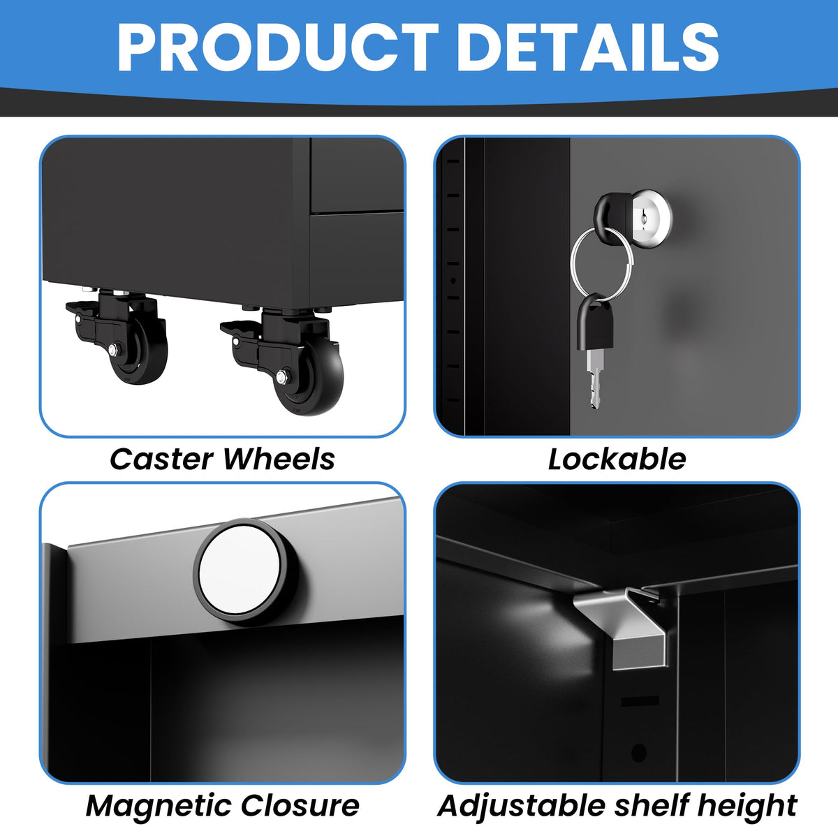 Metal Storage Cabinet for Garage