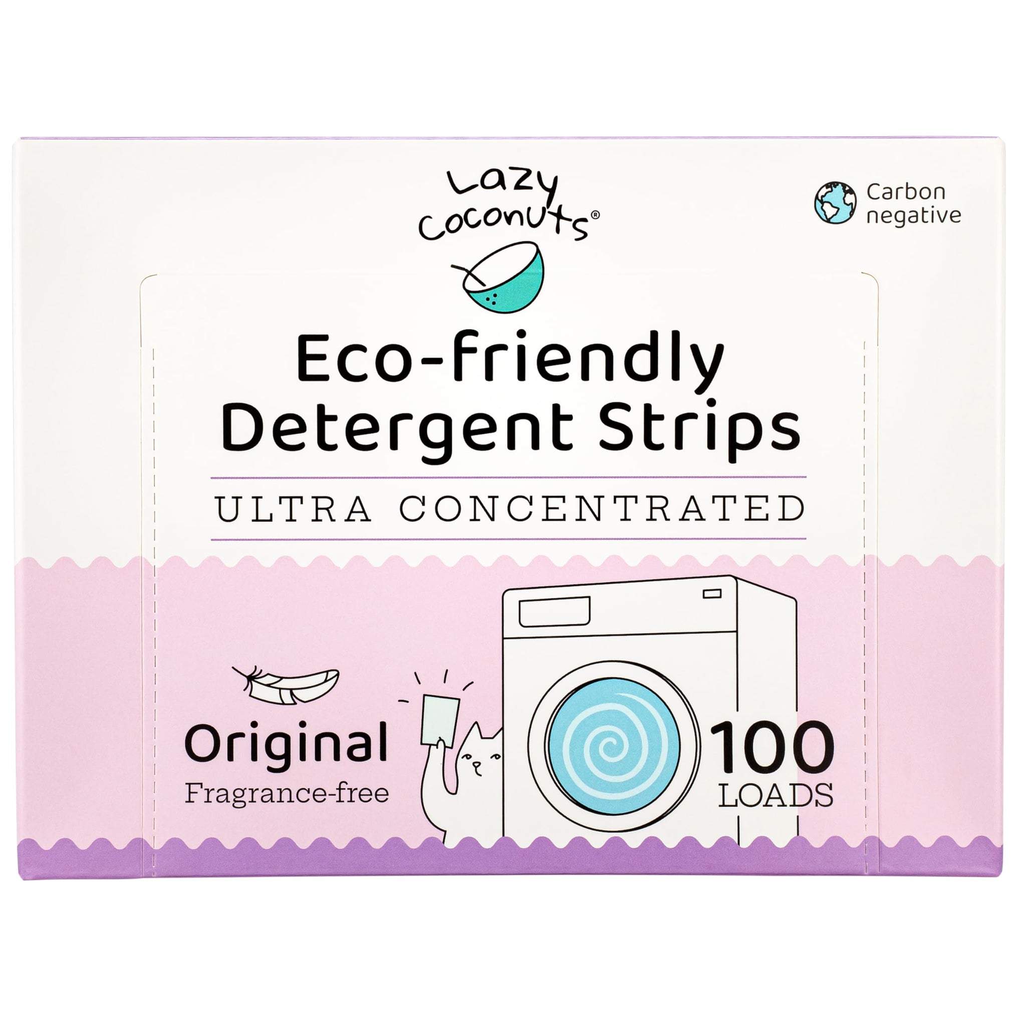 Eco Friendly Plant Powered Laundry Detergent Strips (100 Count)