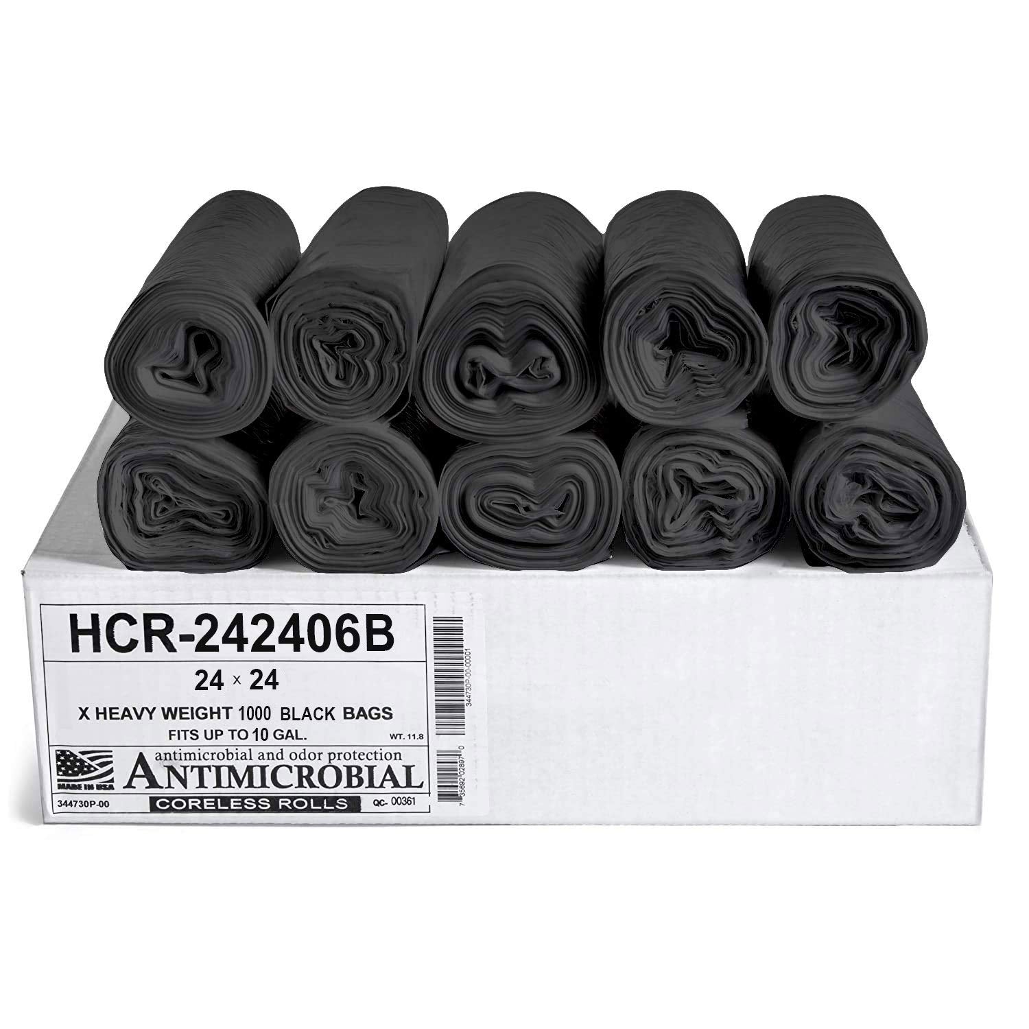10 Gal Black Trash Bags (1000 Count)