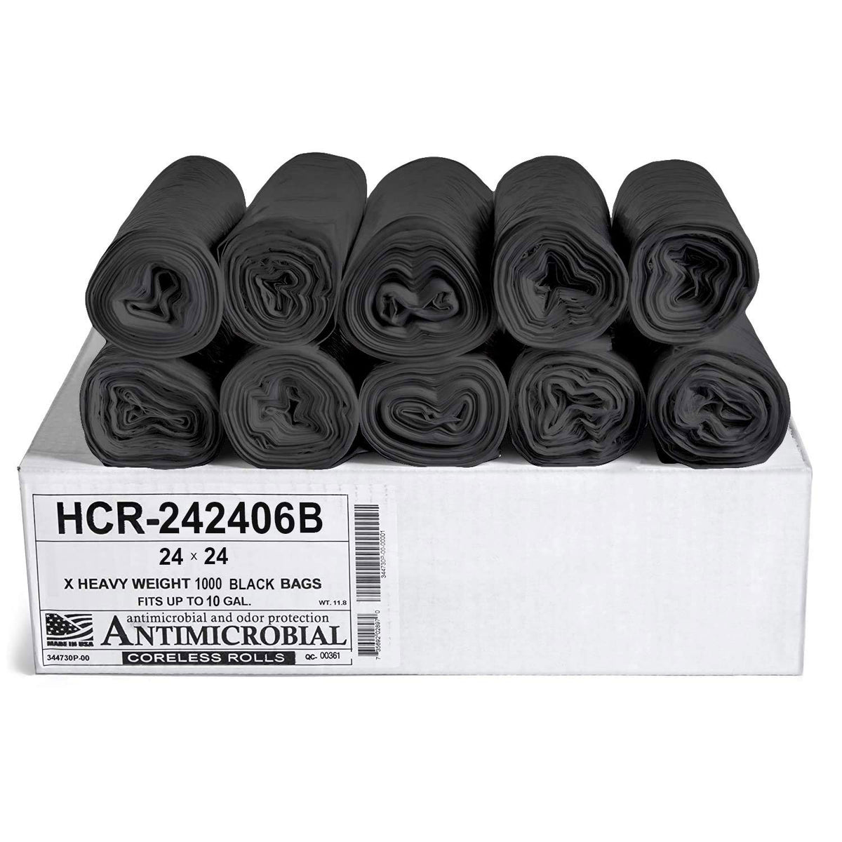 10 Gal Black Trash Bags (1000 Count)