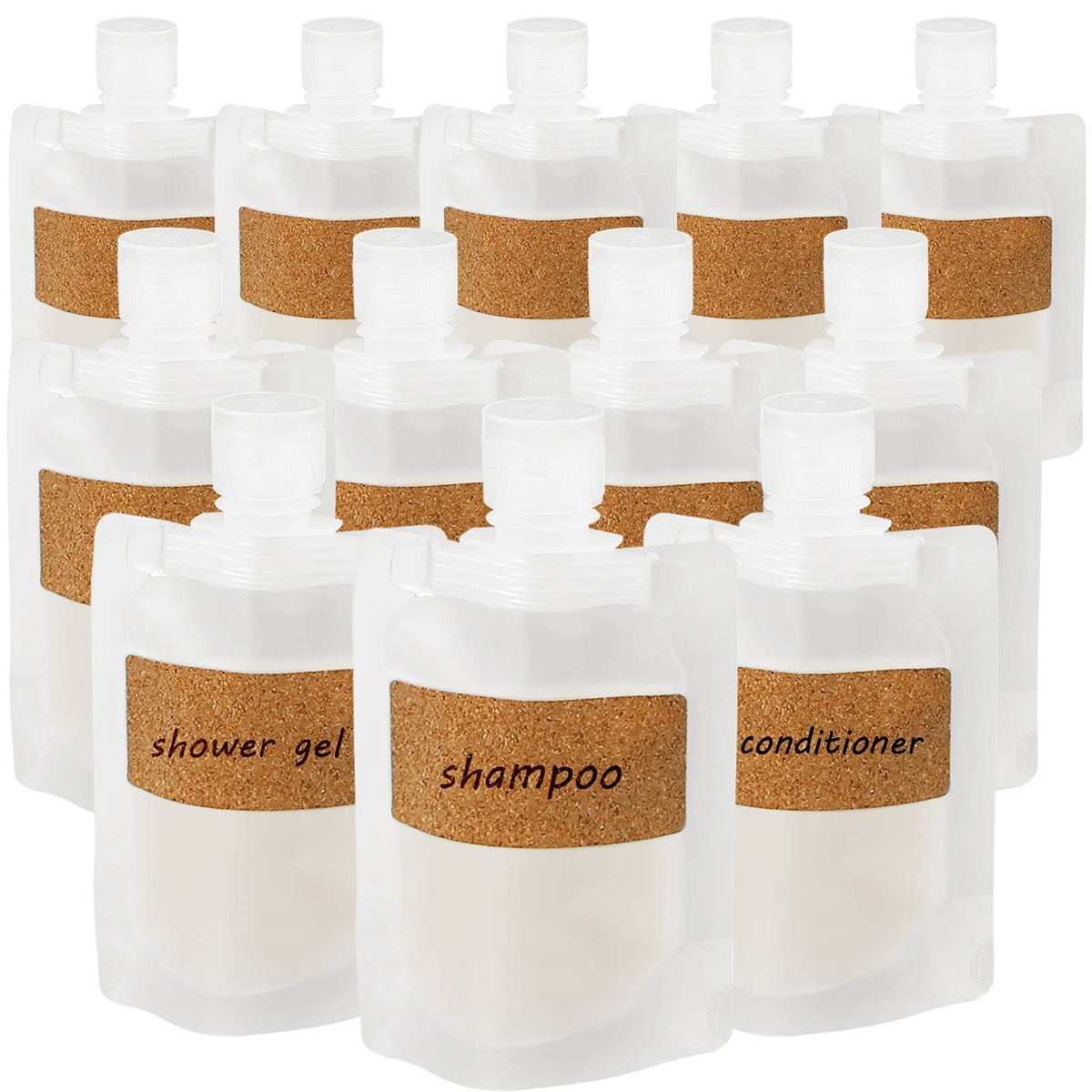 12 Pieces Travel Pouches for Toiletries (12 Count)