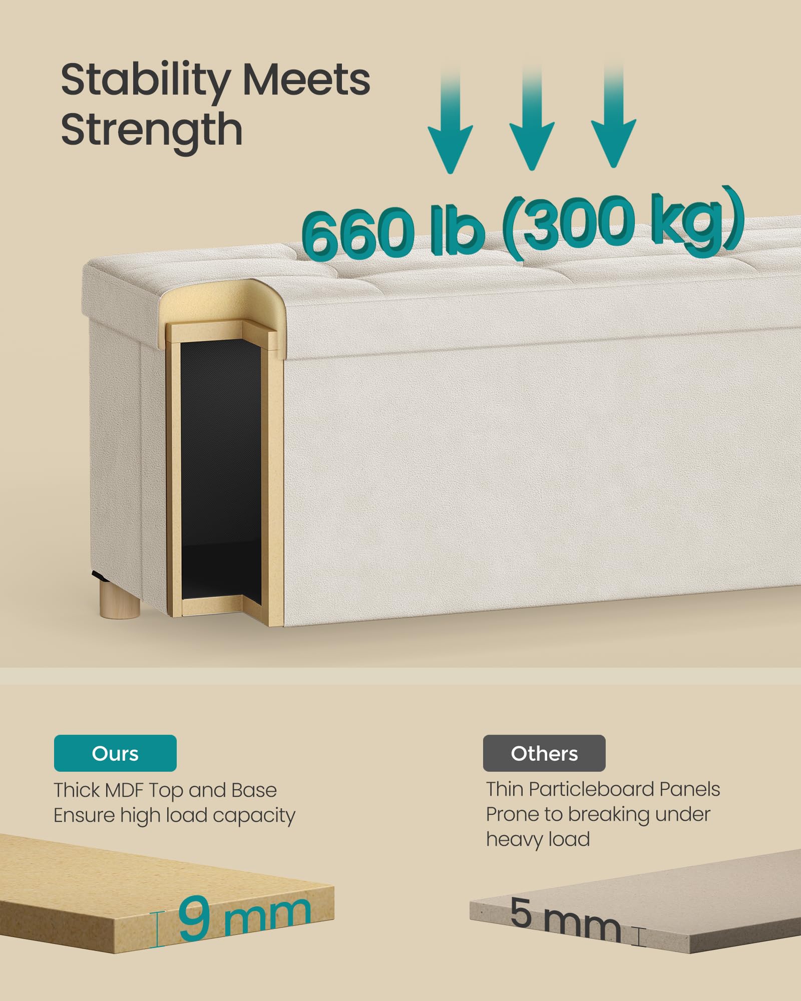 Storage Ottoman Bench