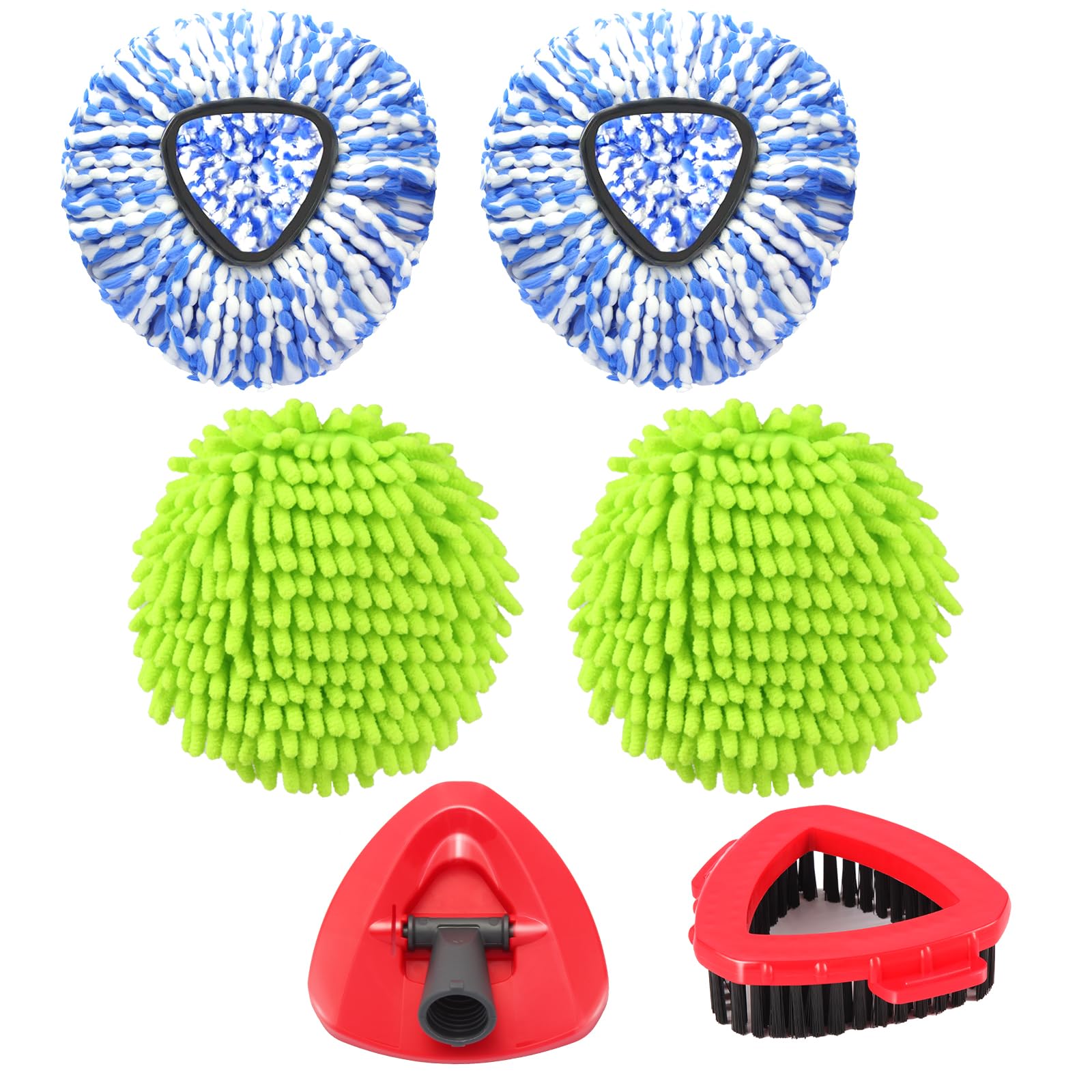 Mop Heads Replacements for OCedar RinseClean 2 Tank Spin Mop System