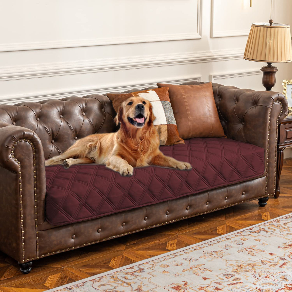 Waterproof Dog Bed Cover Pet Blanket with Anti
