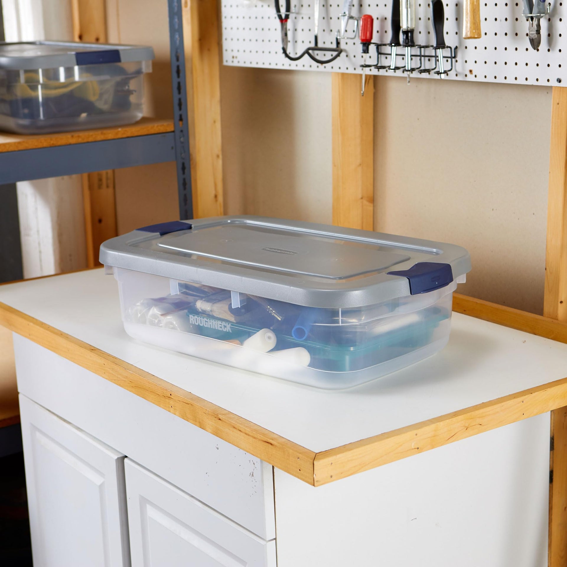 6 Pack Roughneck Clear Storage Containers (6 Count)