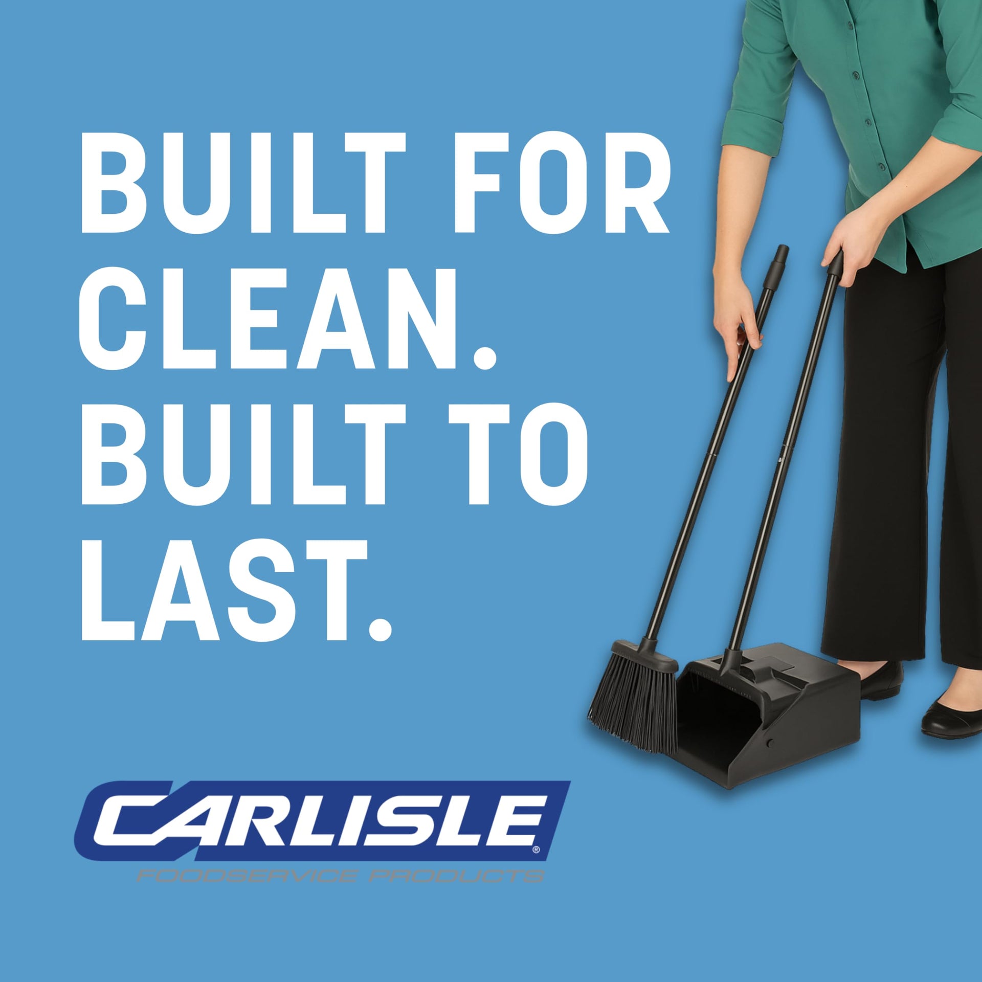 Short Handle Dust Pan and Broom Set