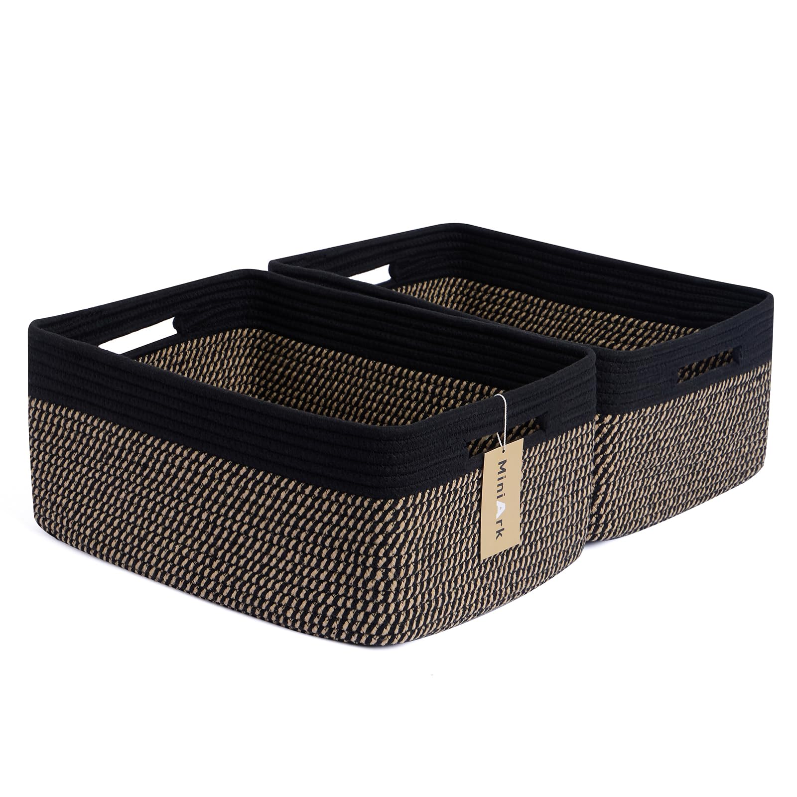 Large Storage Baskets for Shelves (2 Count)