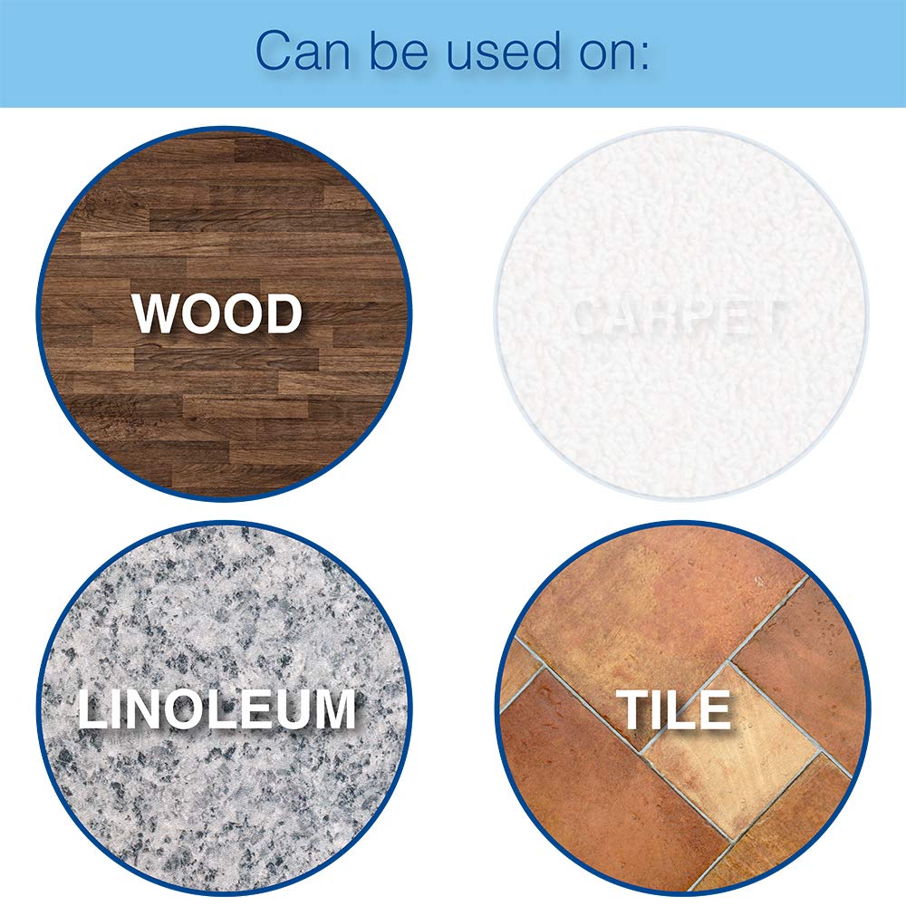 1 1 2" Round Heavy Duty Felt Furniture Pads for Effortless Moving and Surface Protection Across Hardwood (24 Count)