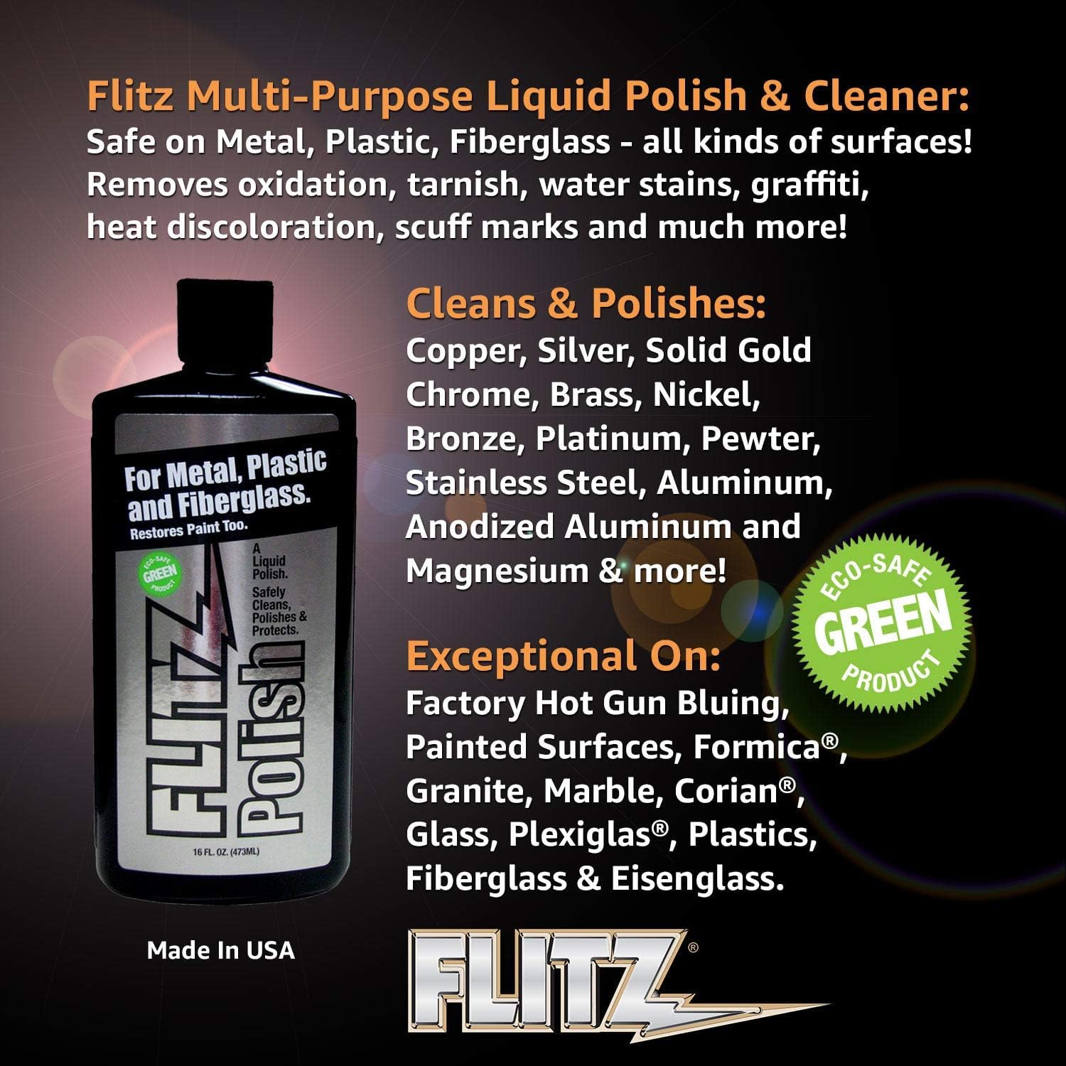 Multi Purpose Metal Polish Liquid (10.2 Fl Oz)