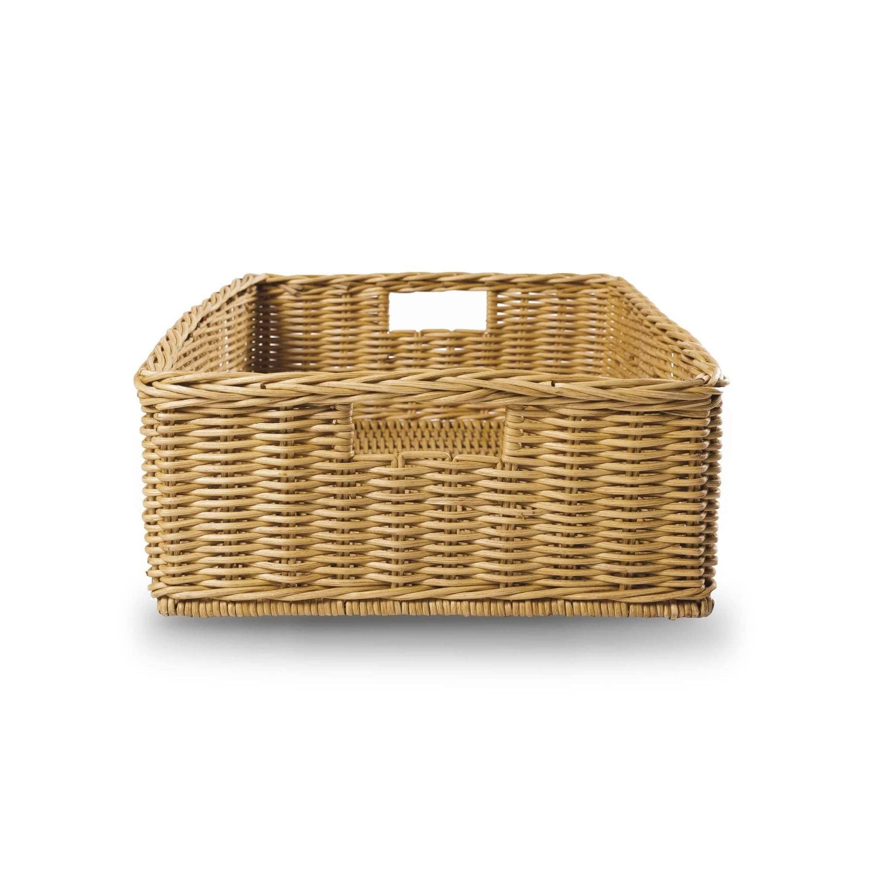 Underbed Wicker Storage Basket