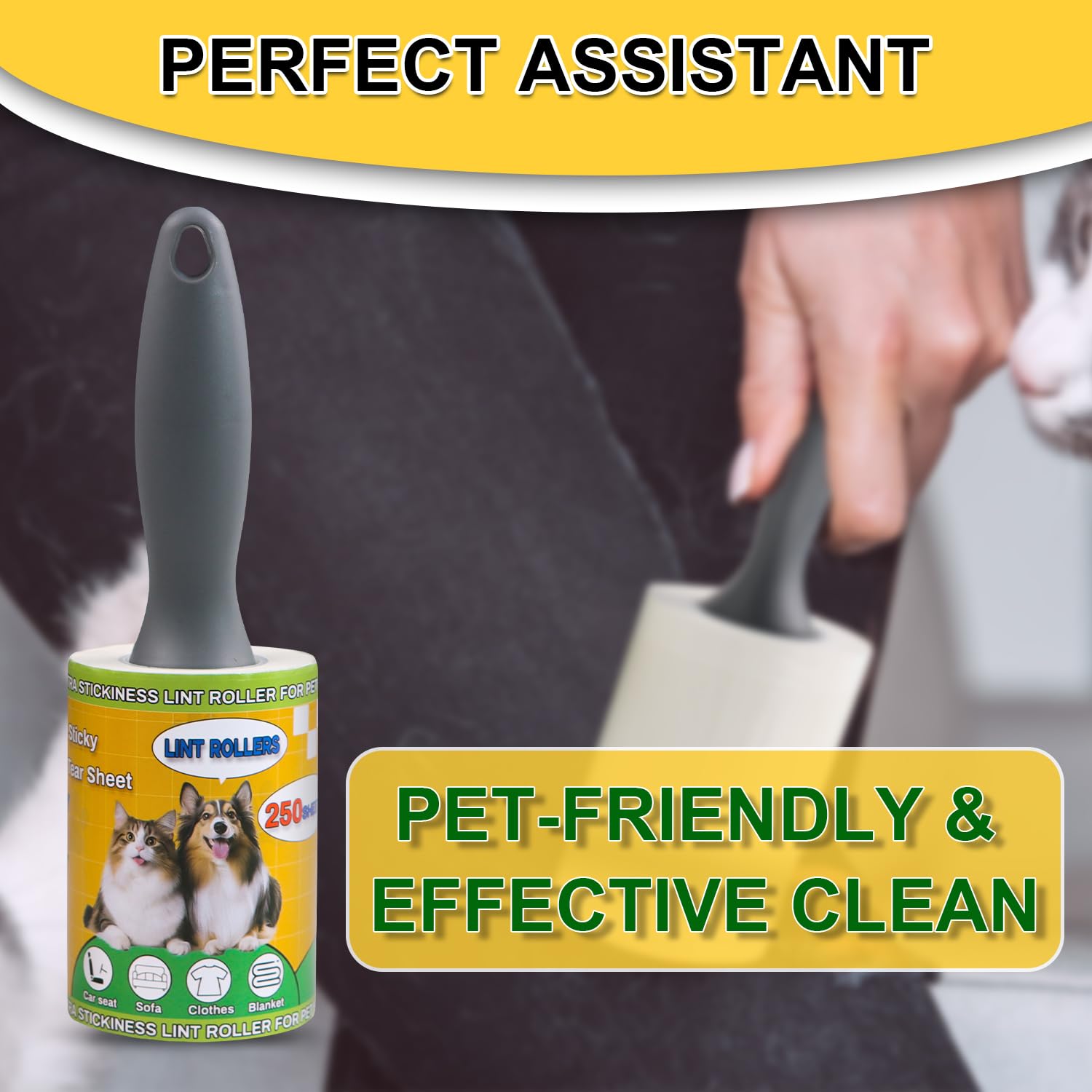 Extra Sticky Lint Rollers for Pet Hair