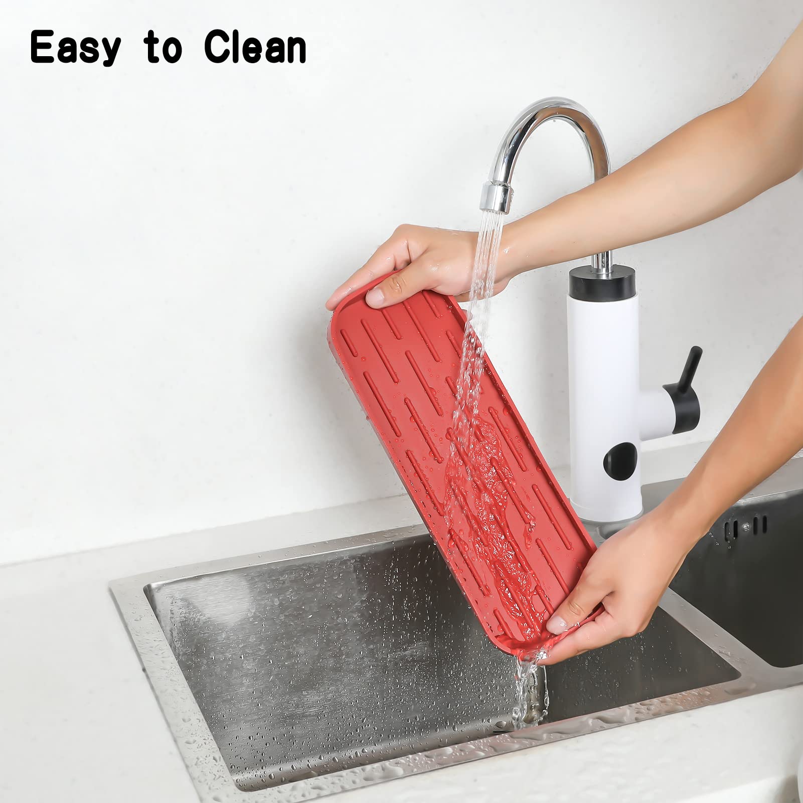 Silicone Kitchen Sink Organizer Tray for Multiple Usage