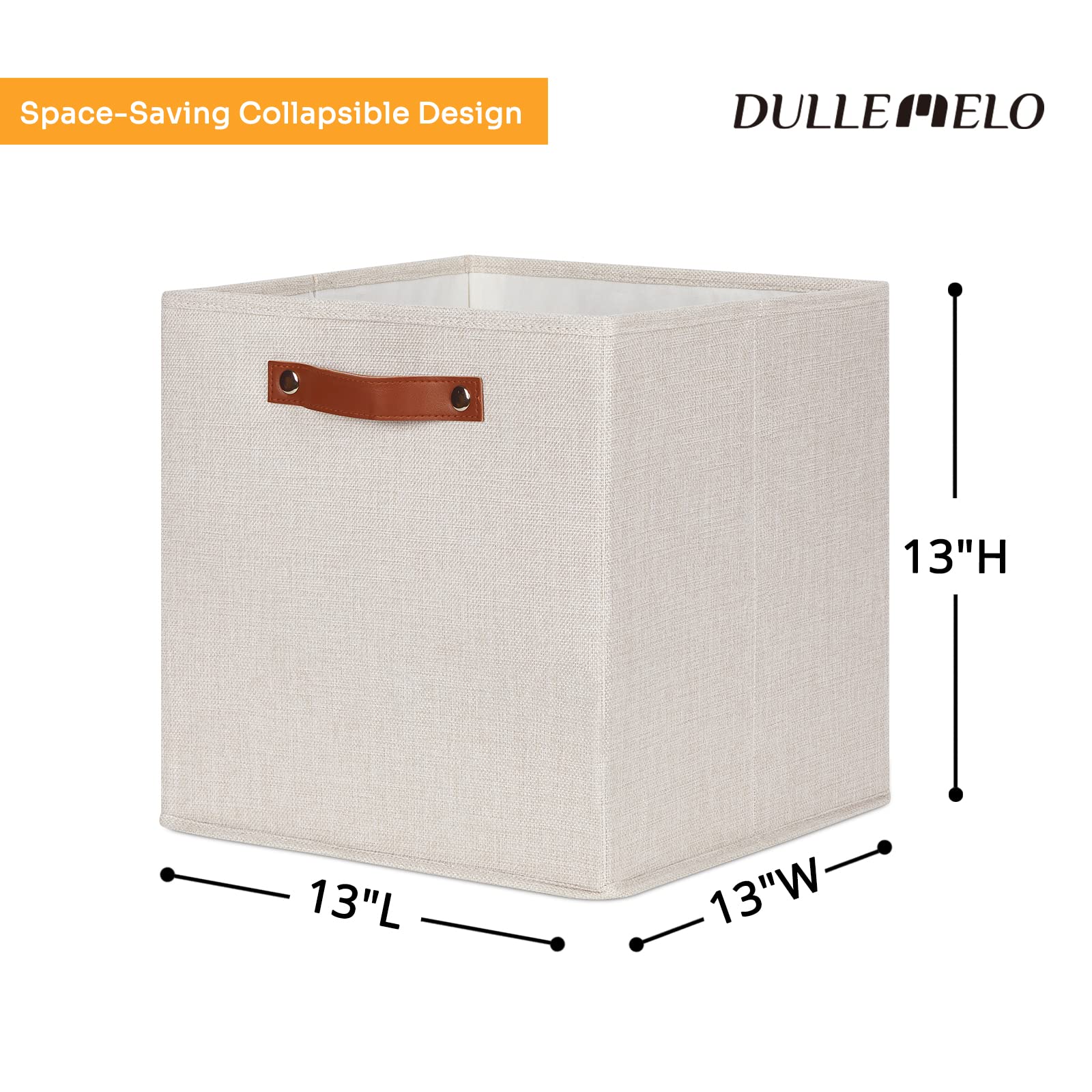 Storage Baskets for Shelves Closet Storage (4 Count)