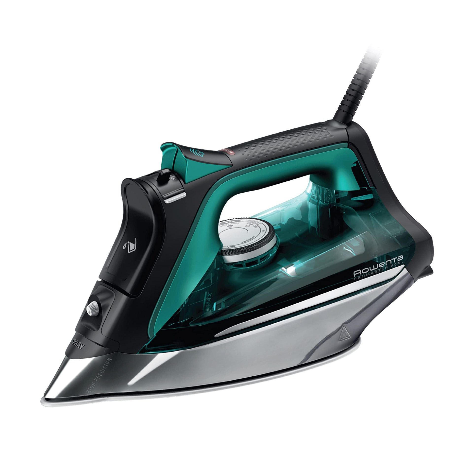 Pro Master Stainless Steel Soleplate Steam Iron for Clothes