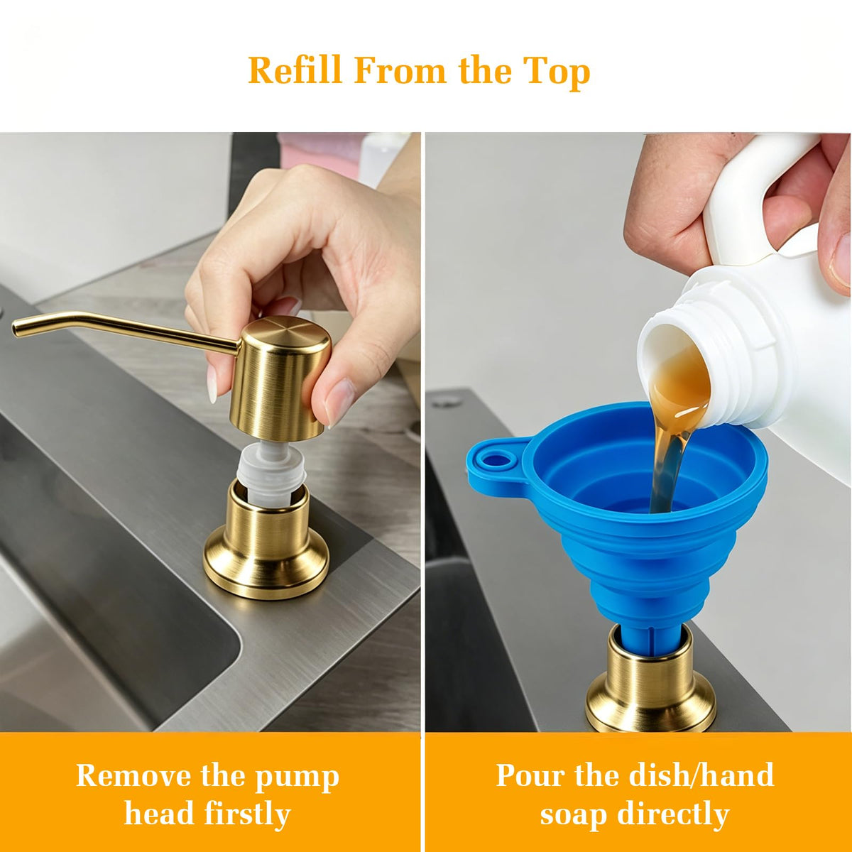 Soap Dispenser for Kitchen Sink