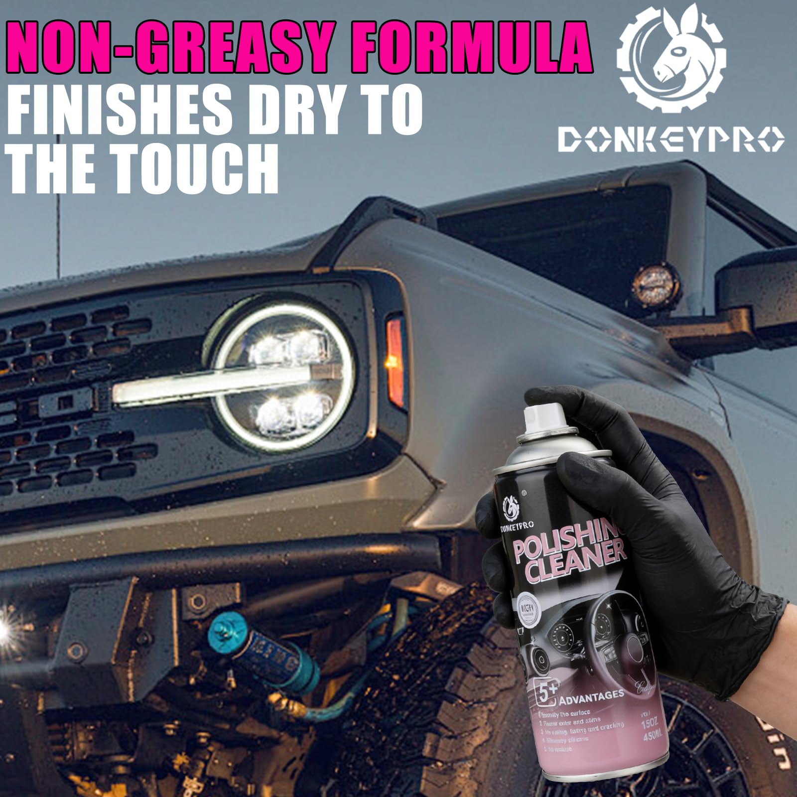 Polishing Cleaner Car Interior Detailer Spray (30 Ounce)