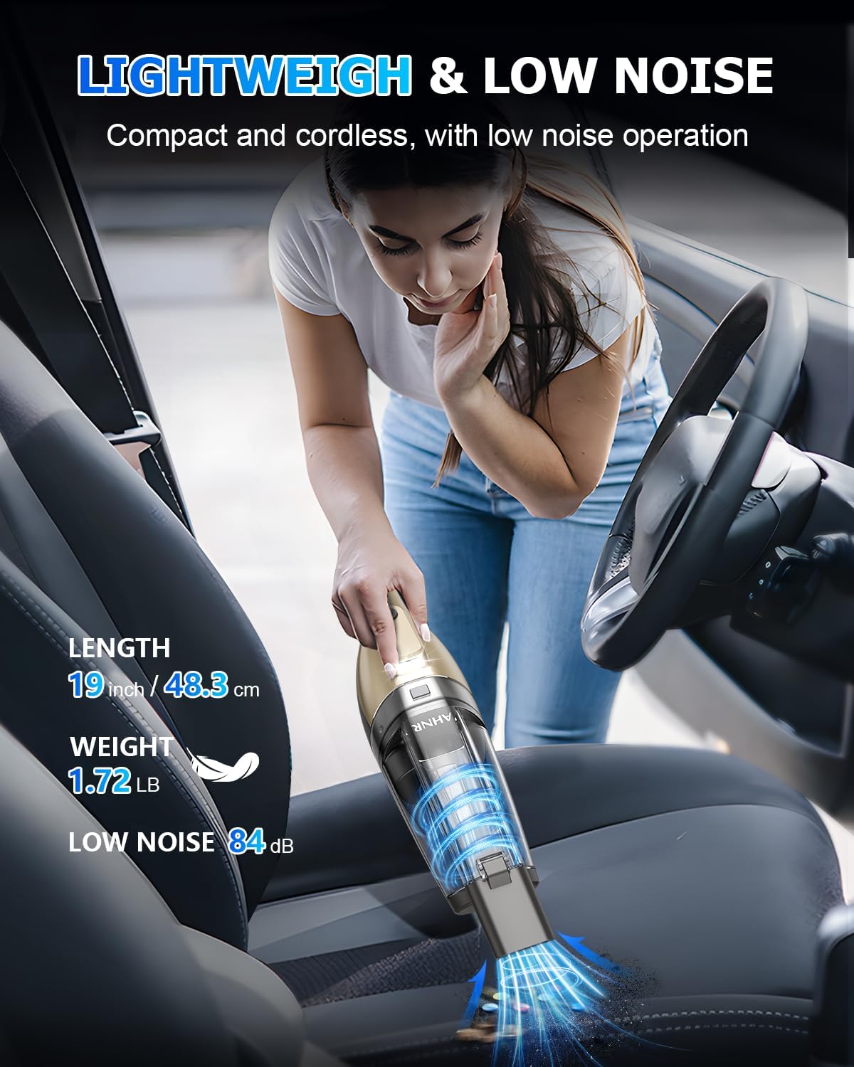 Handheld Vacuum Cordless Rechargeable