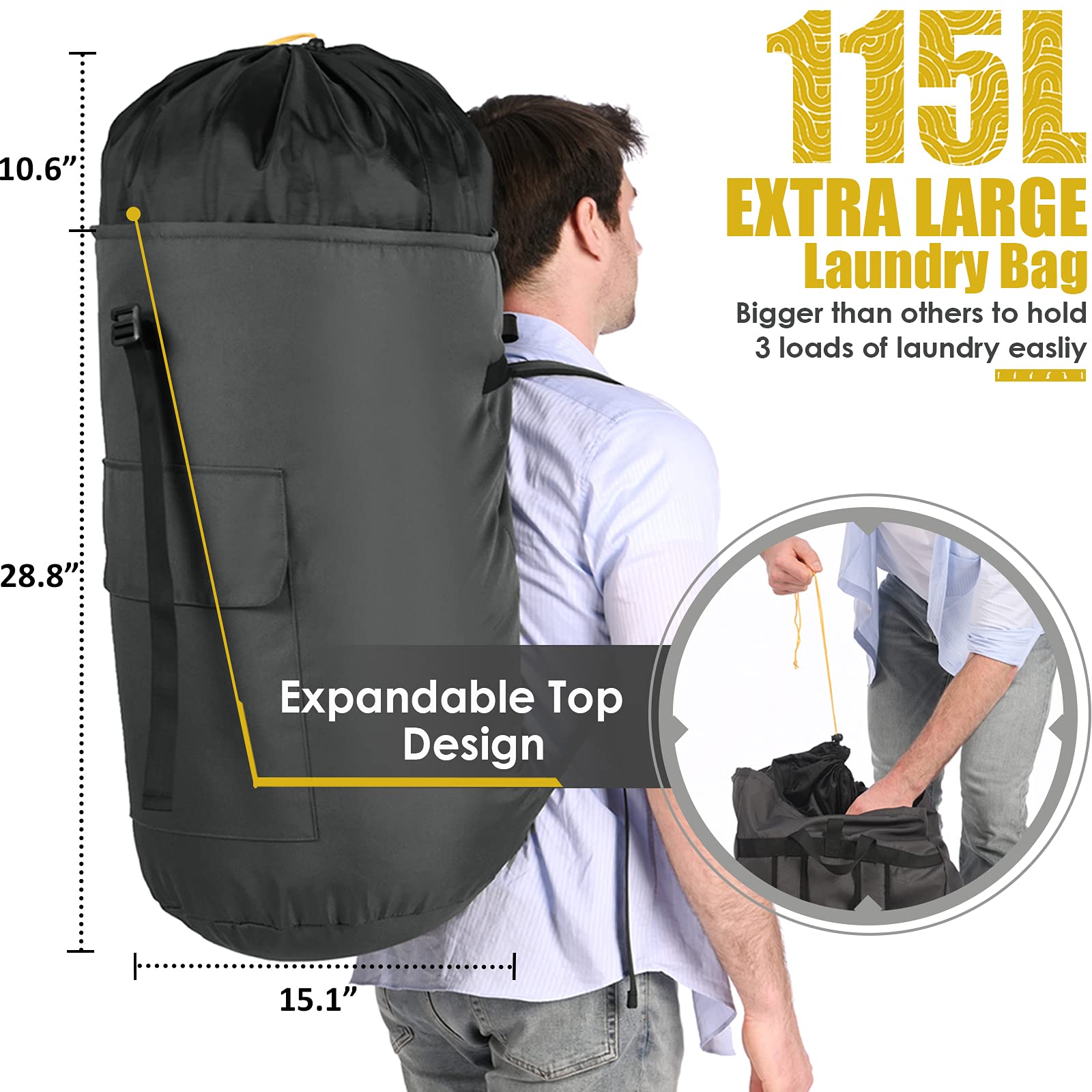 Backpack Laundry Bag