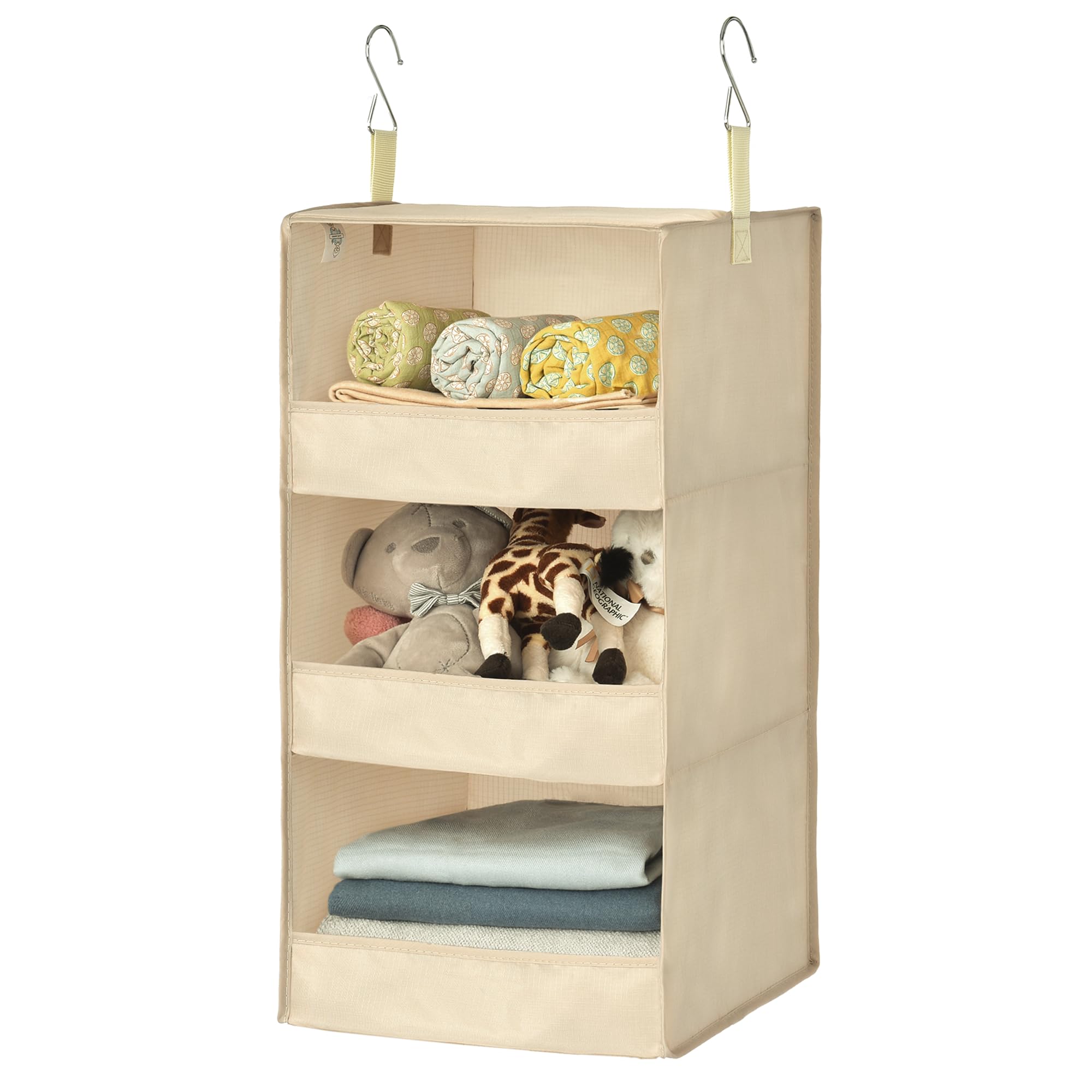 3 Shelf Hanging Closet Organizer