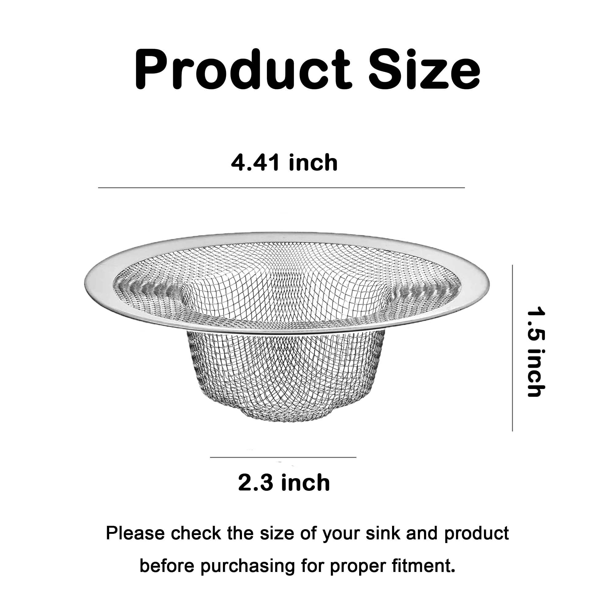 10Pcs Metal Mesh Kitchen Sink Strainer (10 Count)