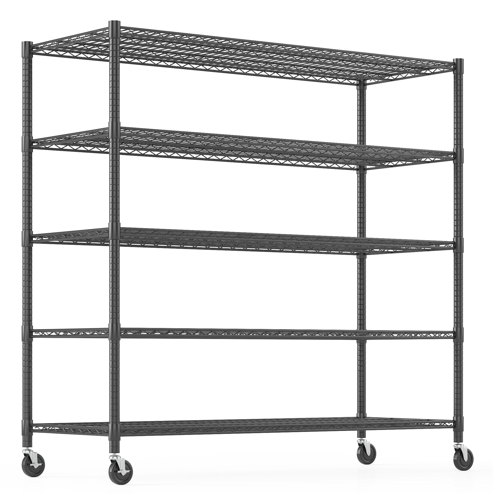 Storage Shelves with Wheels