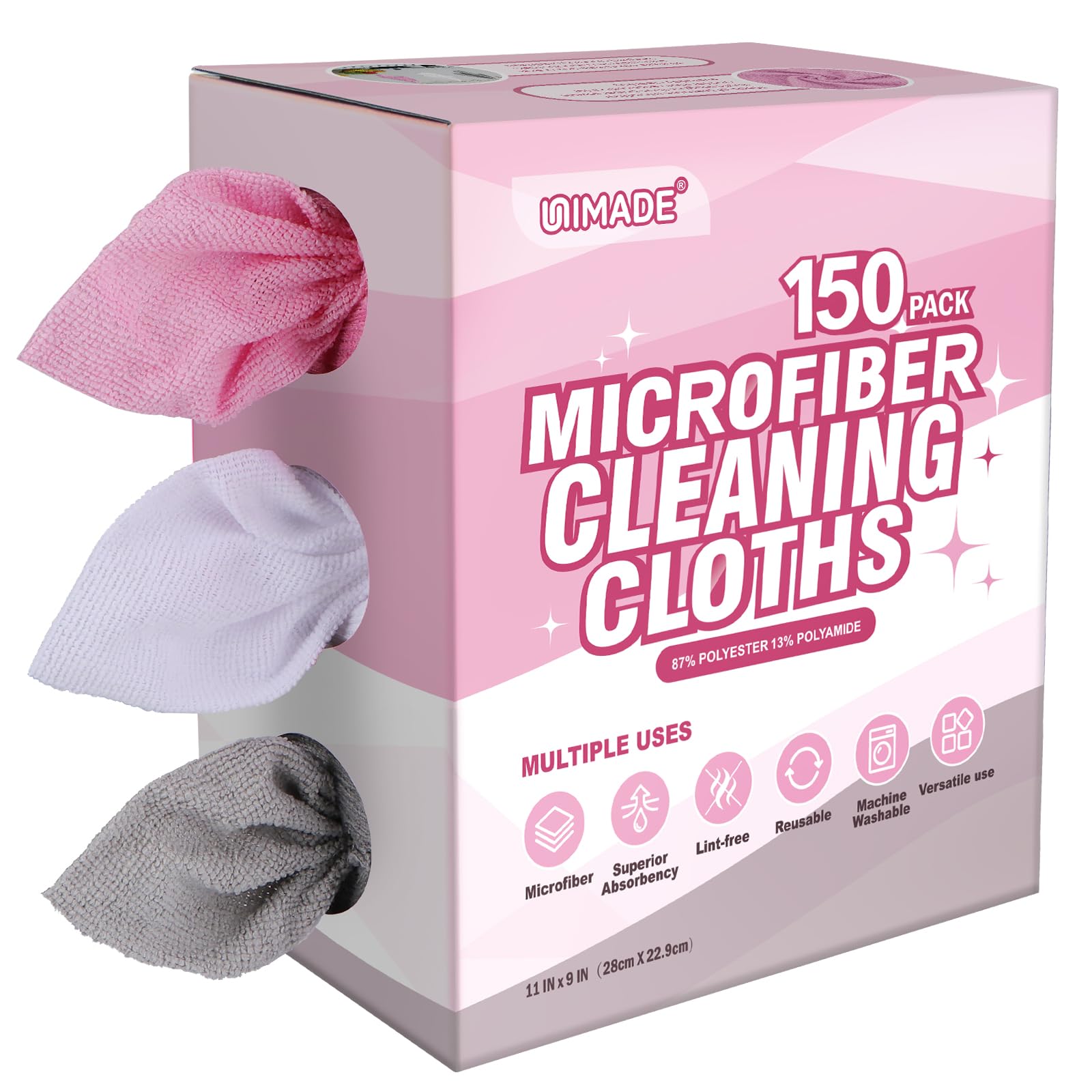 Microfiber Cleaning Cloth (150 Count)