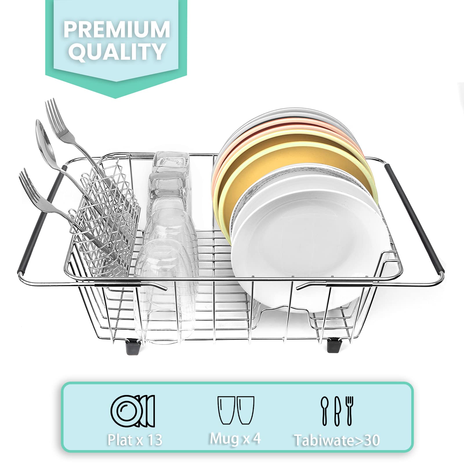 Sink Dish Drainer Rack