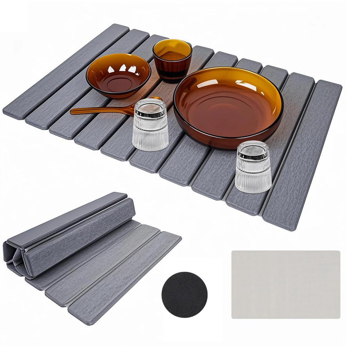 Large Diatomite Kitchen Counter Drying Mat