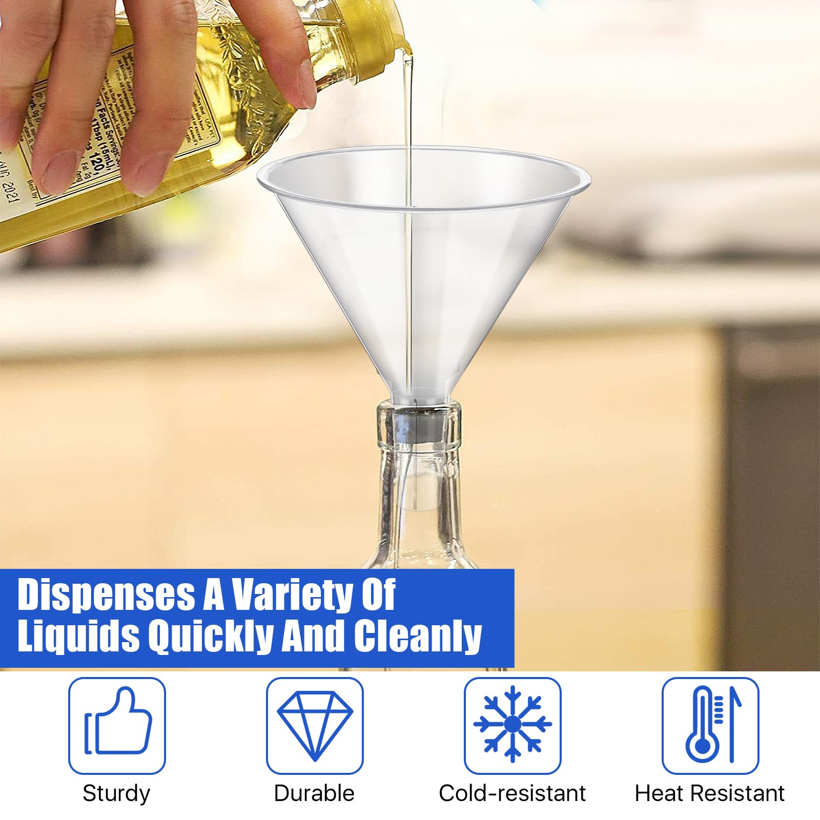 20PCS Plastic Funnels