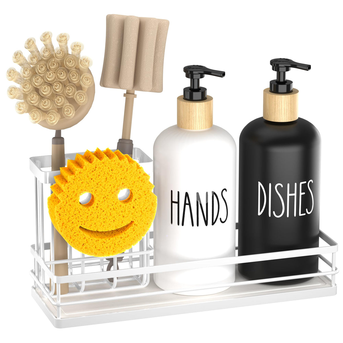 Kitchen Dish Soap Dispenser Set
