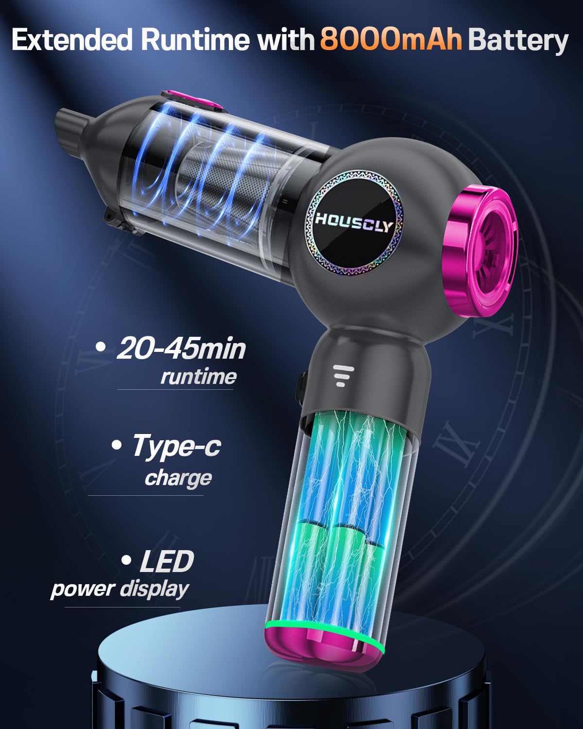 Car Vacuum Cordless Mini Handhled 4