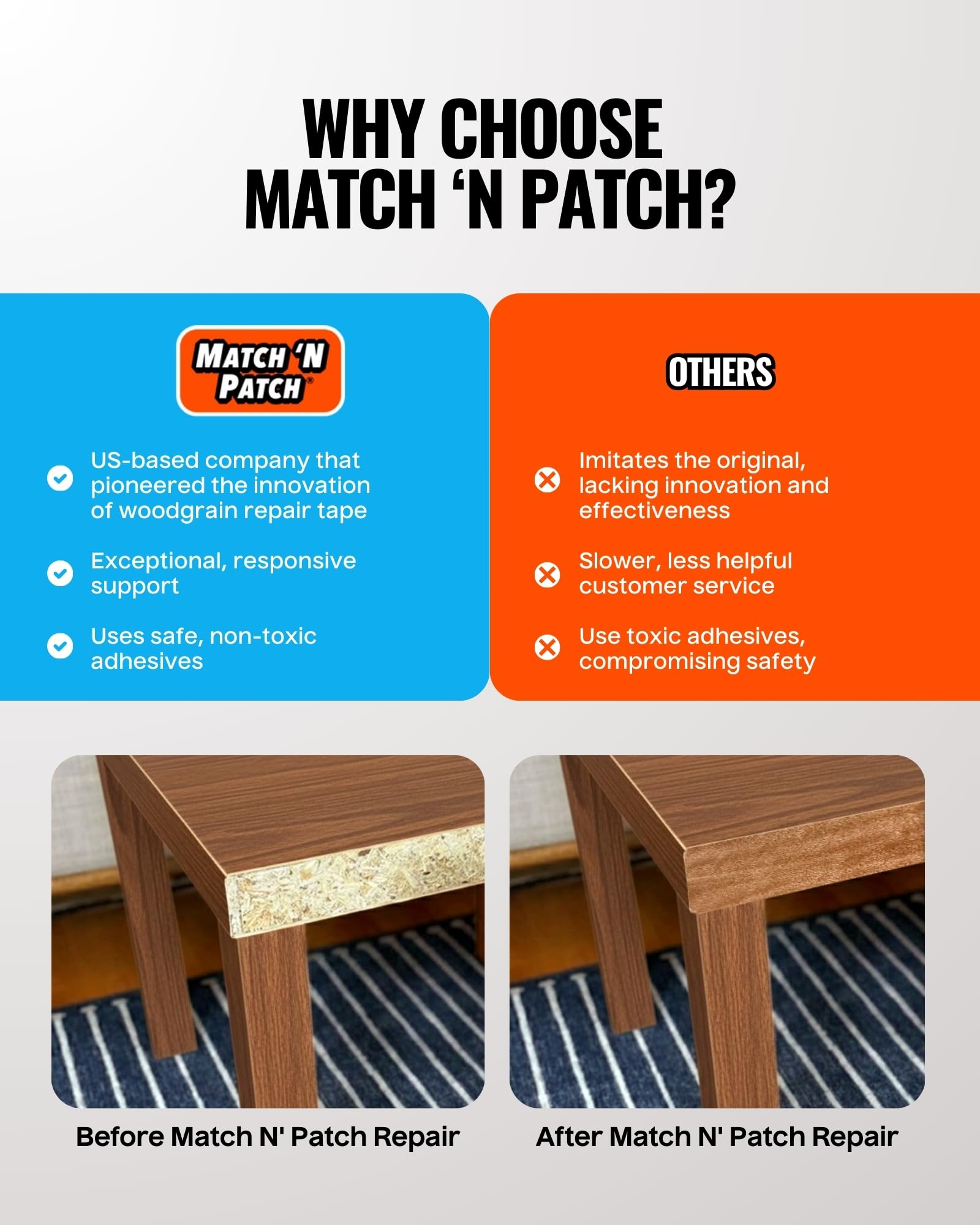 Wood Grain Repair Tape