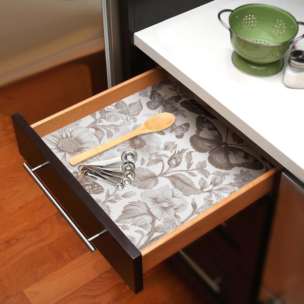 Non Adhesive Shelf Liner Drawer & Cabinet Liner 15.7in x 10ft (179.5 Sq Ft)