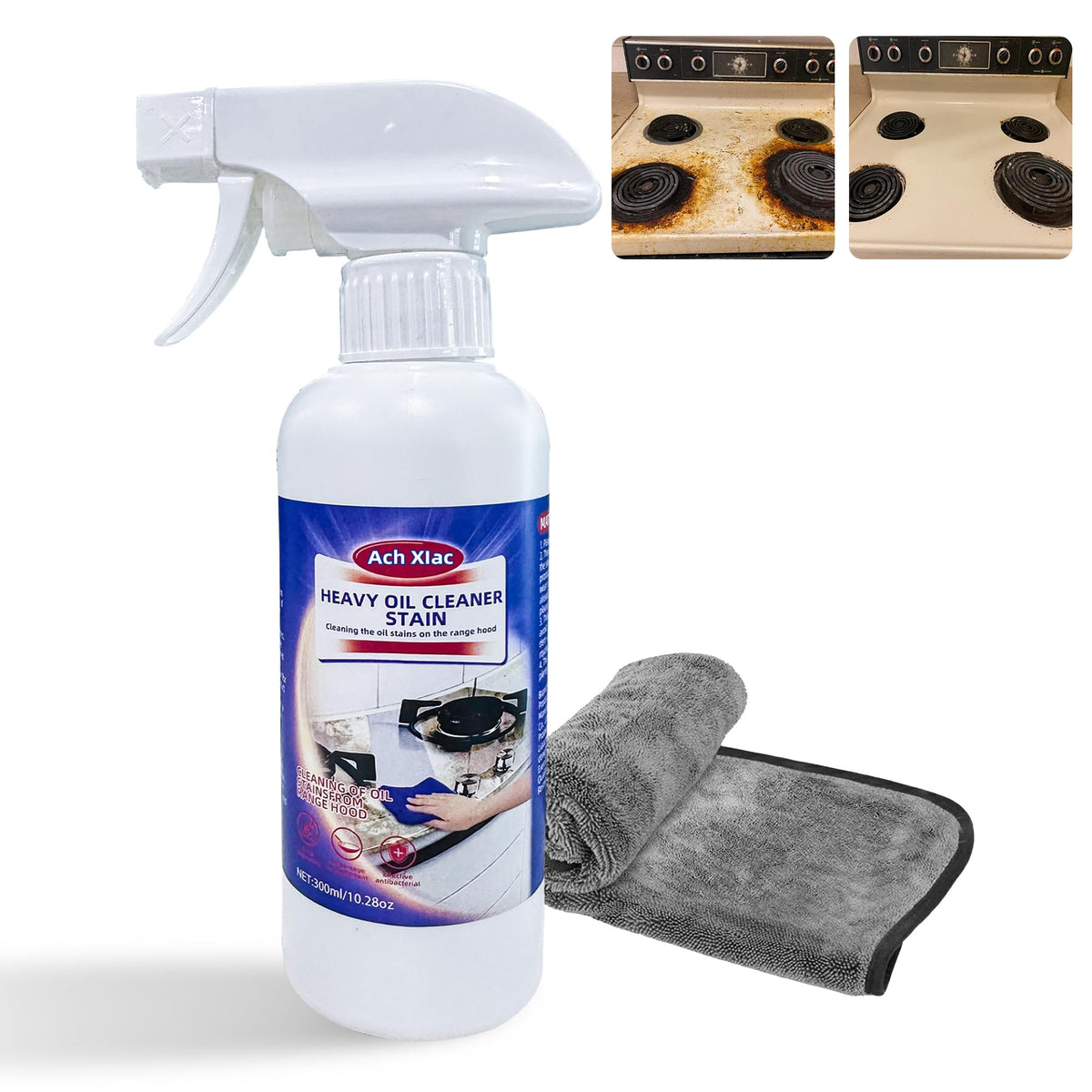 Oven Cleaner 1PCS Heavy Oil Cleaner Stain (10.58 Ounce)