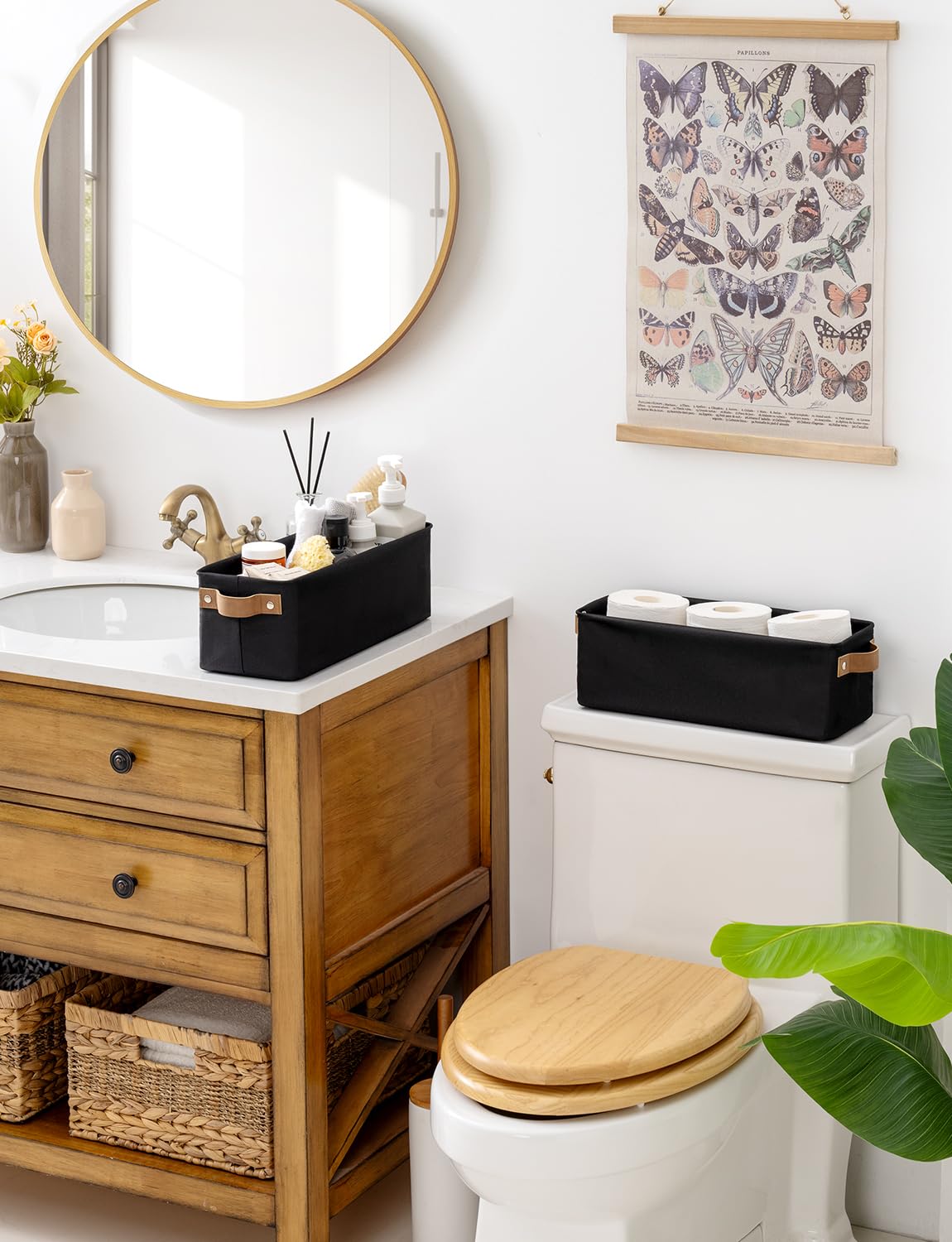 Narrow Storage Bins (2 Count)