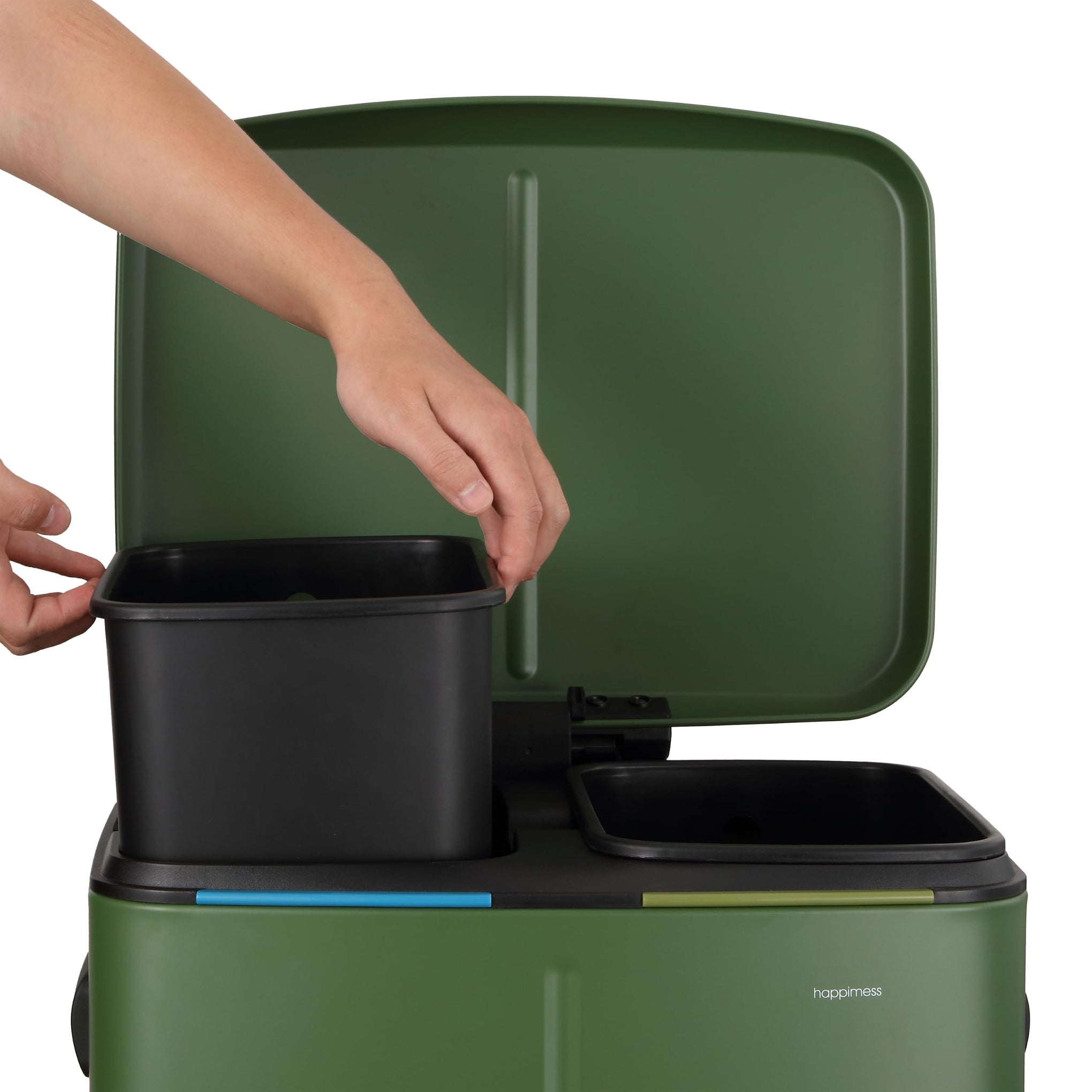 Marco 10.6 Gal Double Bucket Step Trash Can