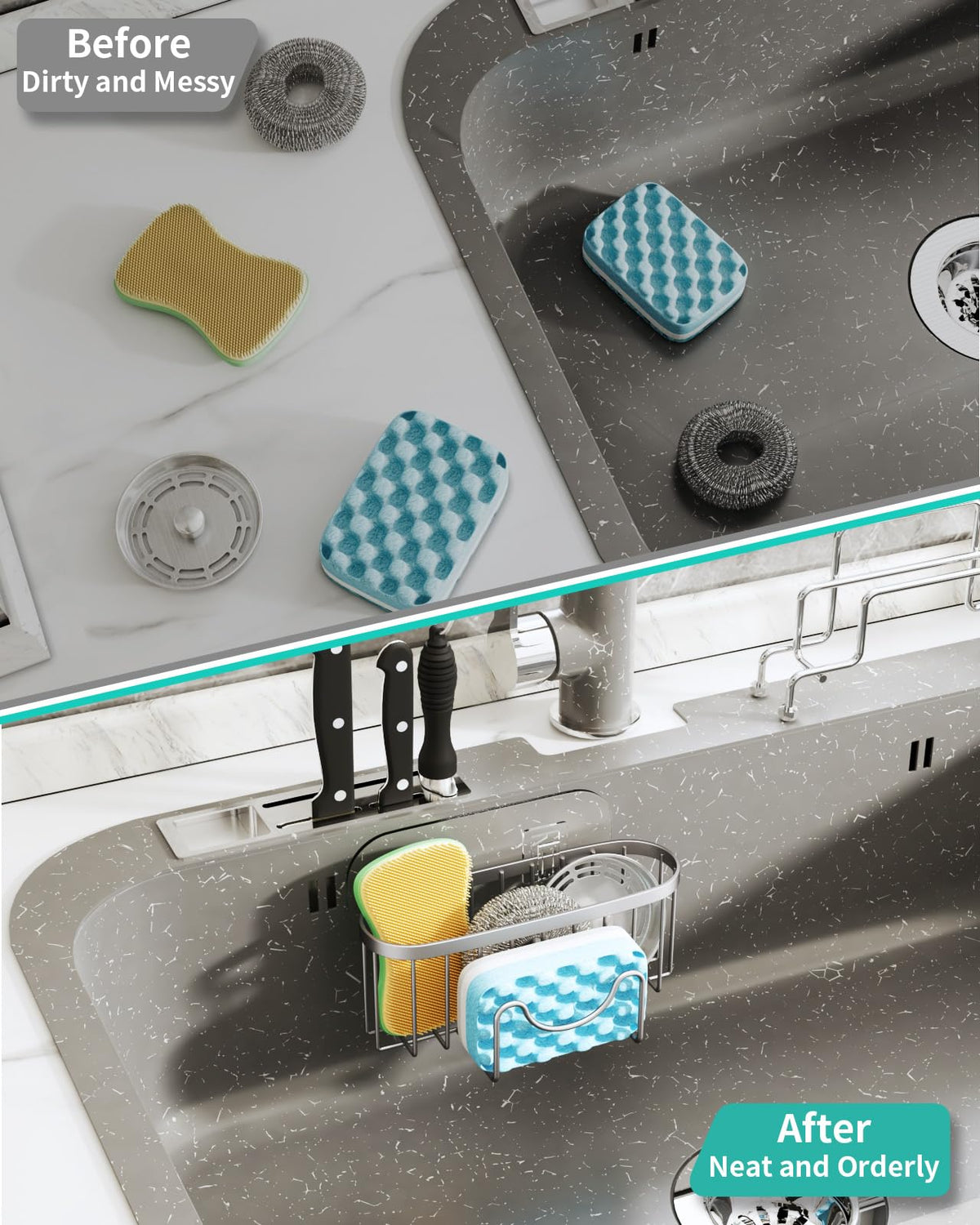 Kitchen Sponge Holder for Sink