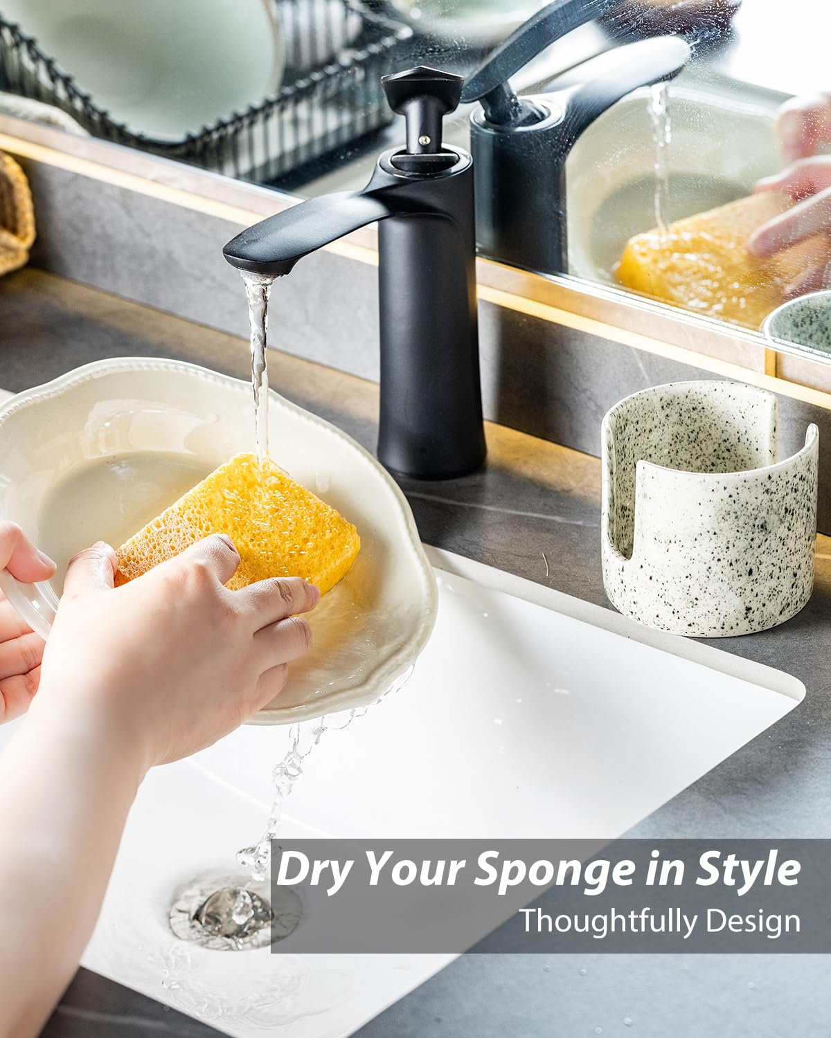 Sponge Holder for Kitchen Sink
